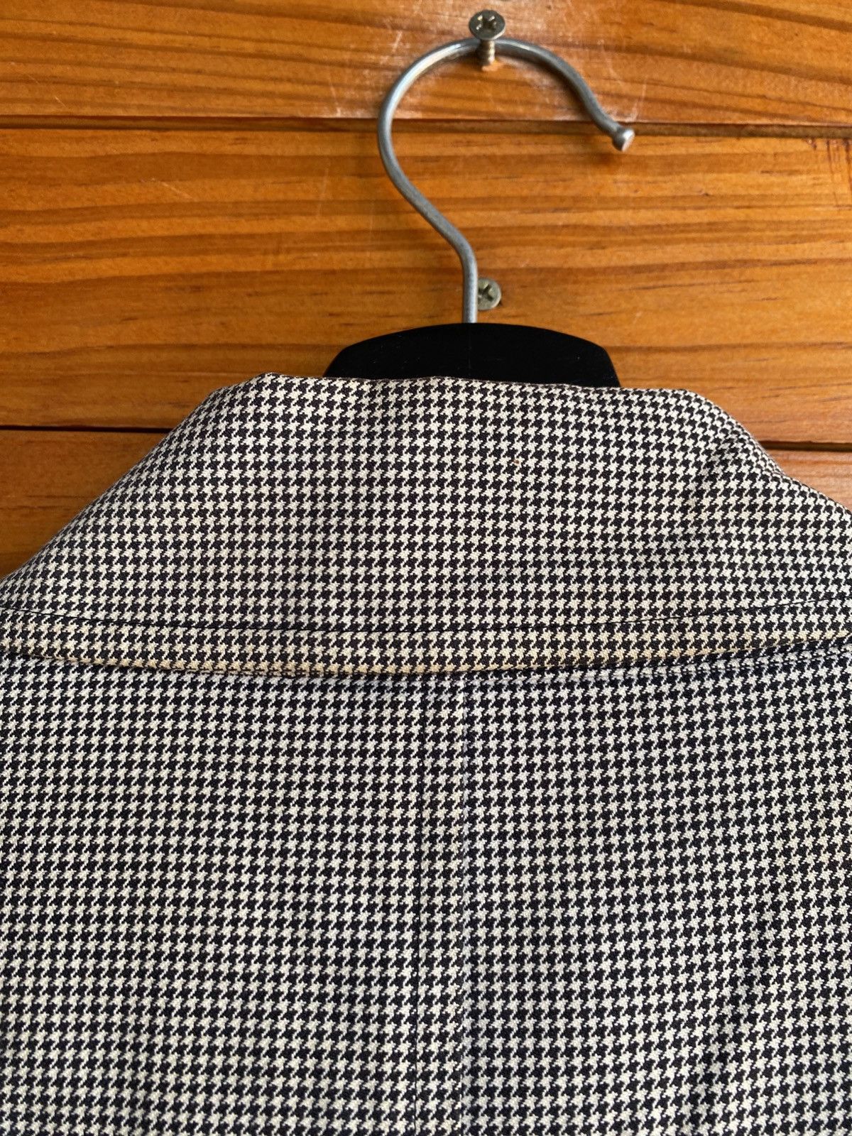 Burberry Burberry Black Label Houndstooth Coat – Classic Check Luxury Size US M / EU 48-50 / 2 - 13 Thumbnail