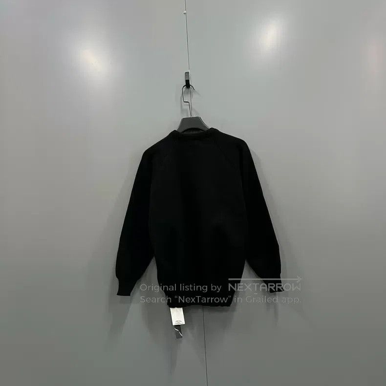 Comme des Garcons Comme Des Garcons Black Chest Logo Print Sweater Size L / US 10 / IT 46 - 3 Thumbnail