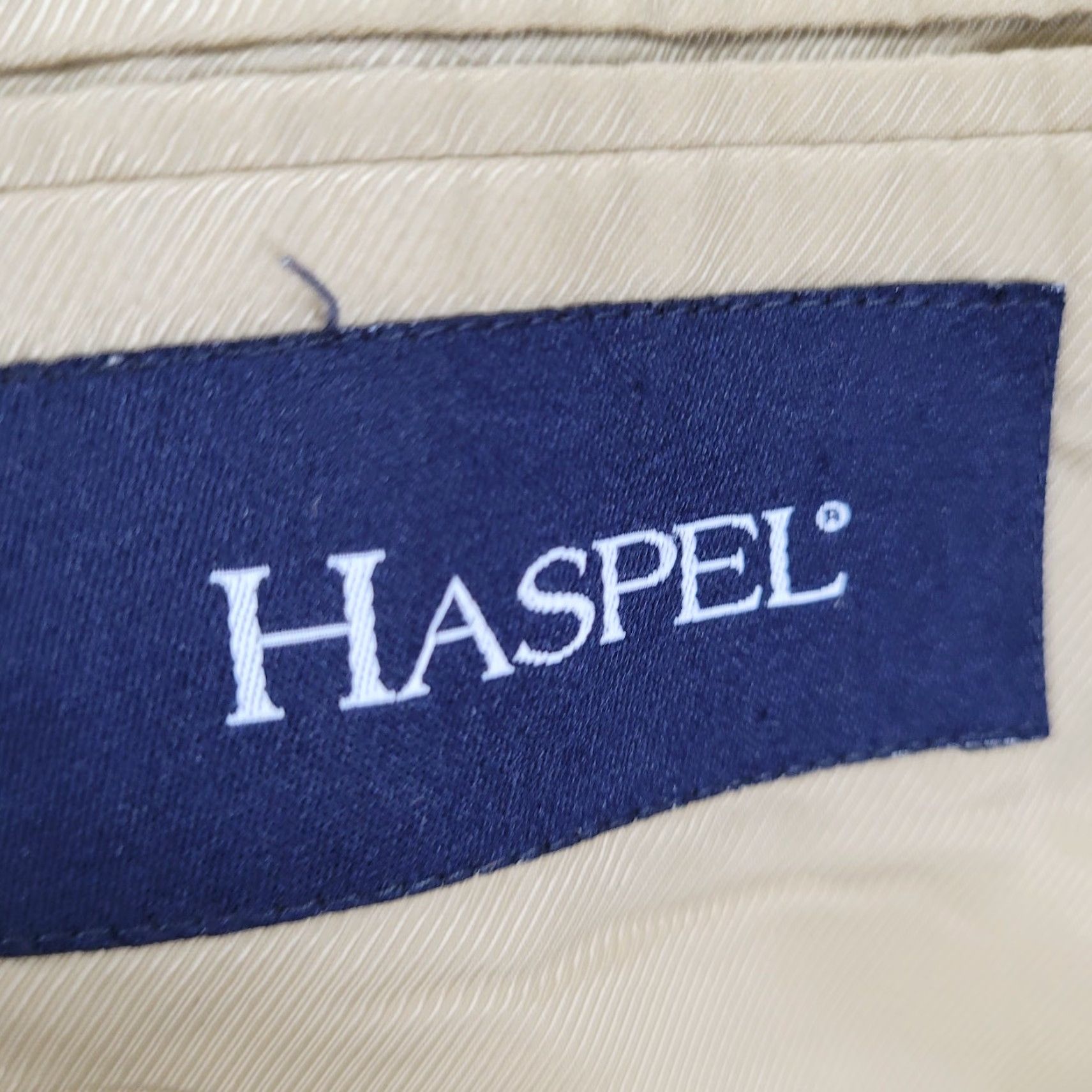 Vintage VINTAGE Haspel Cream Black Silk Wool Houndstooth Sport Coat Blazer Size 46R Mens Size 46R - 3 Thumbnail