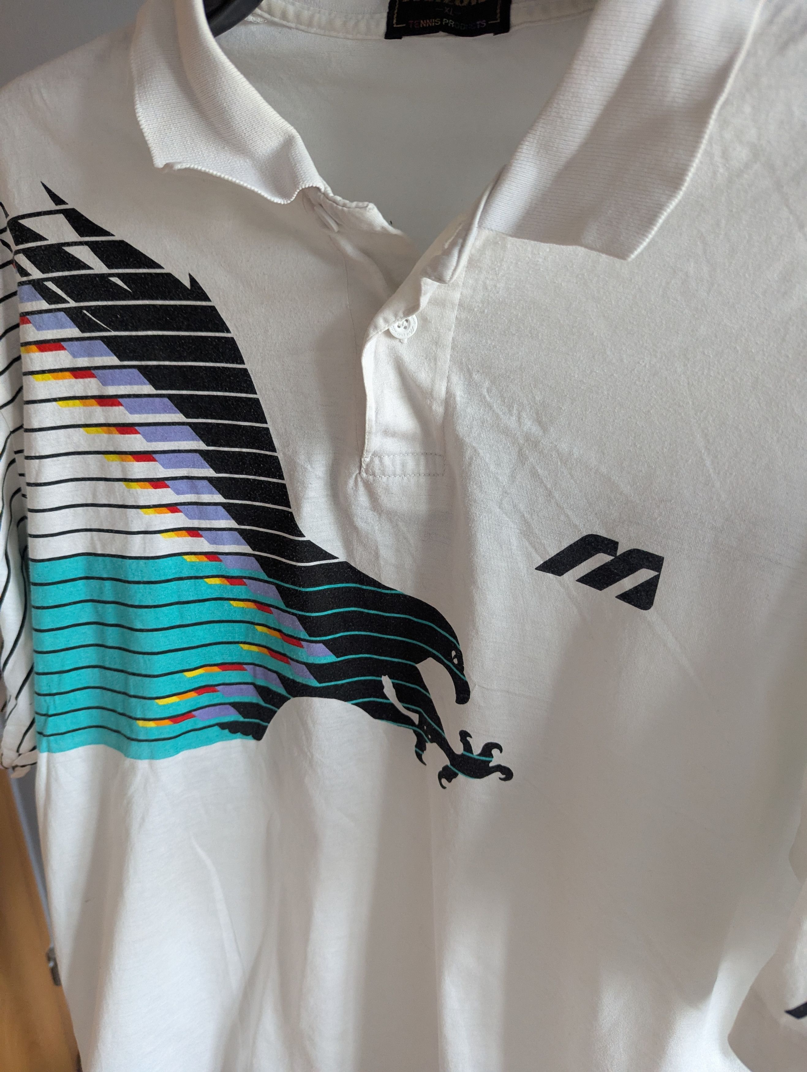 Japanese Brand × Mizuno × Vintage Mizuno Tennis Ivan Lendl vintage 80's 90's polo shirt atp Size US L / EU 52-54 / 3 - 4 Thumbnail