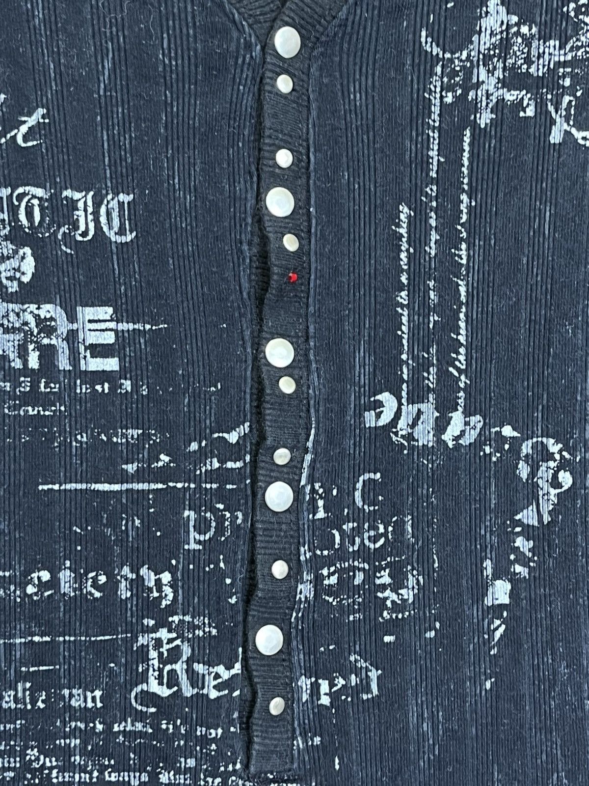 In The Attic Japanese streetwear IN THE ATTIC half button l/s tee shirt Size US M / EU 48-50 / 2 - 7 Thumbnail