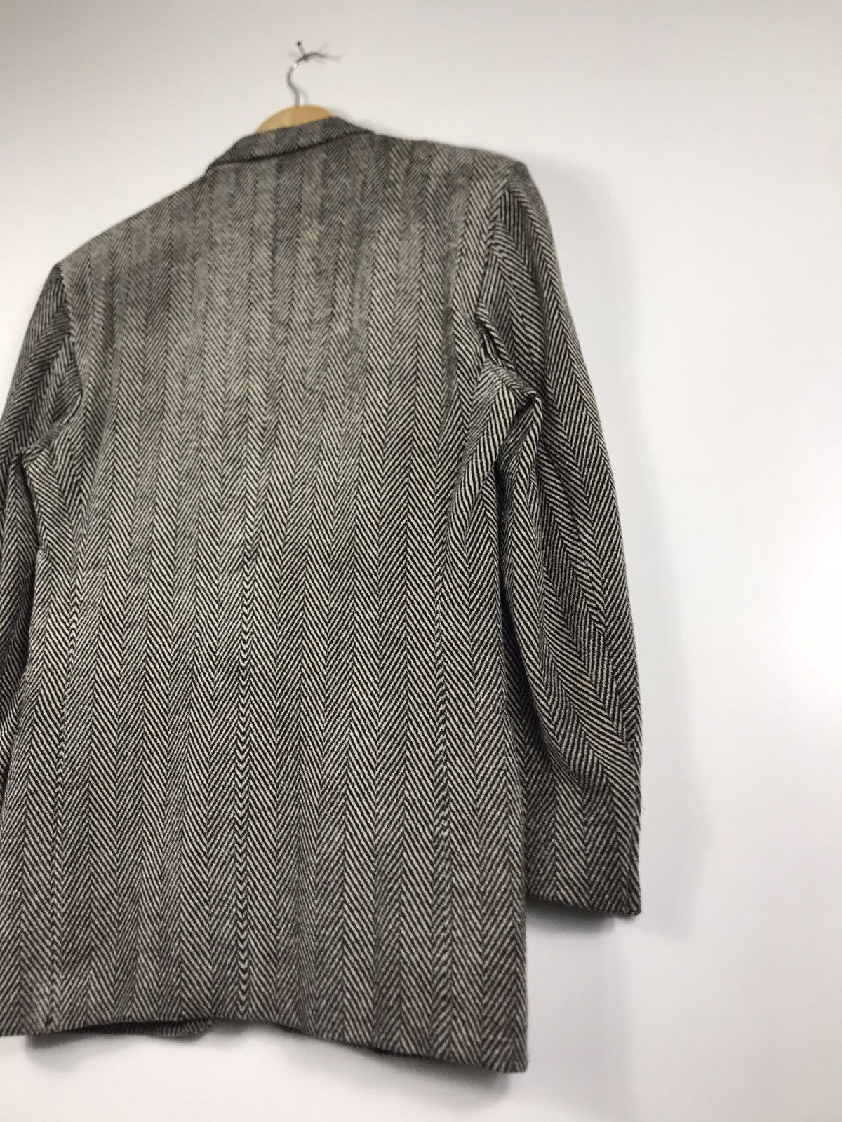 Gianfranco Ferre ⚡️Vintage Gianfranco Ferre Wool Tweed Single Breast Coat Size 44R - 15 Thumbnail