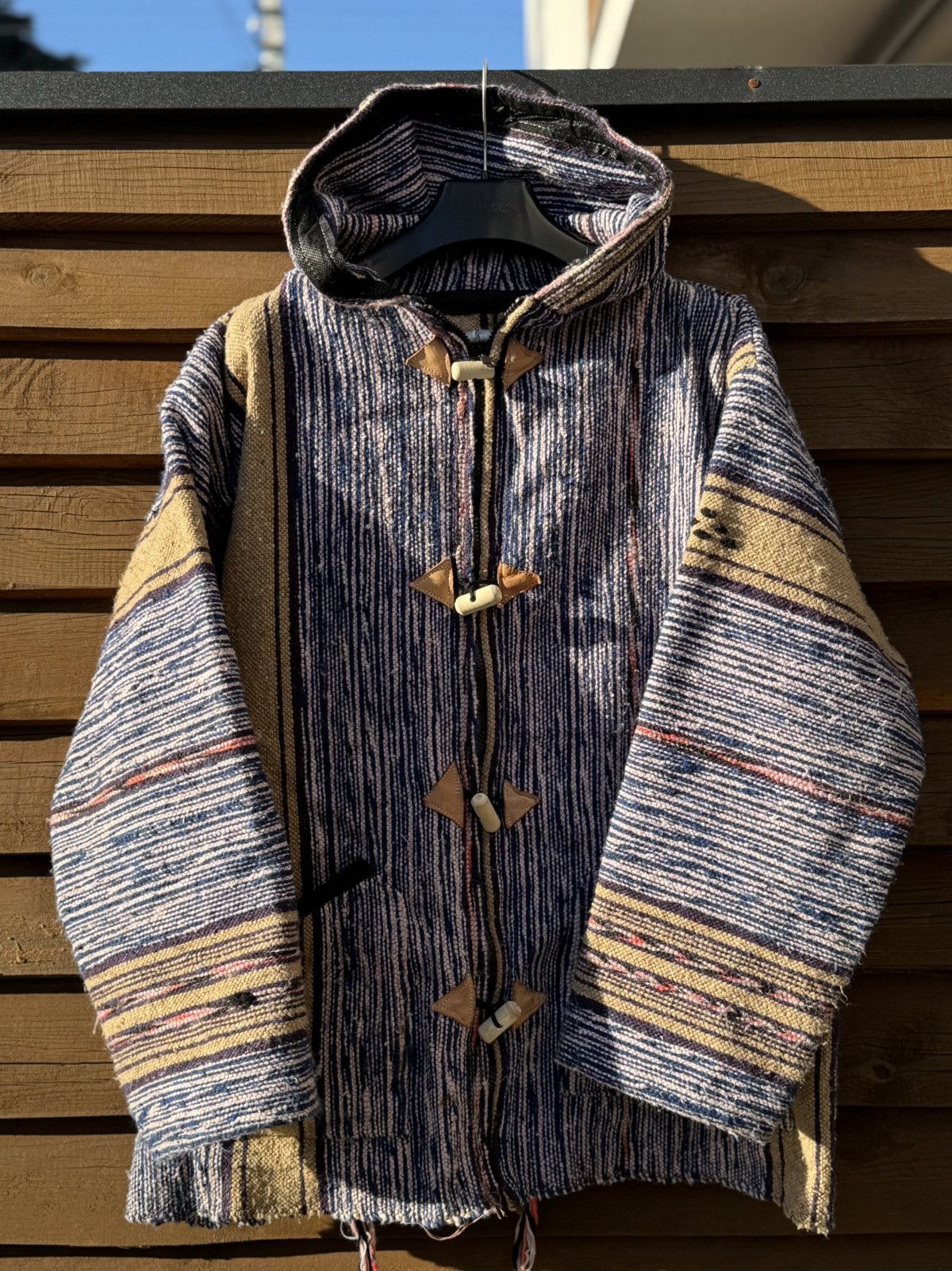 Vintage Vintage 90s Moroccan Barbarian Wool Jacket 3D Knitwear Size US XL / EU 56 / 4 - 1 Thumbnail