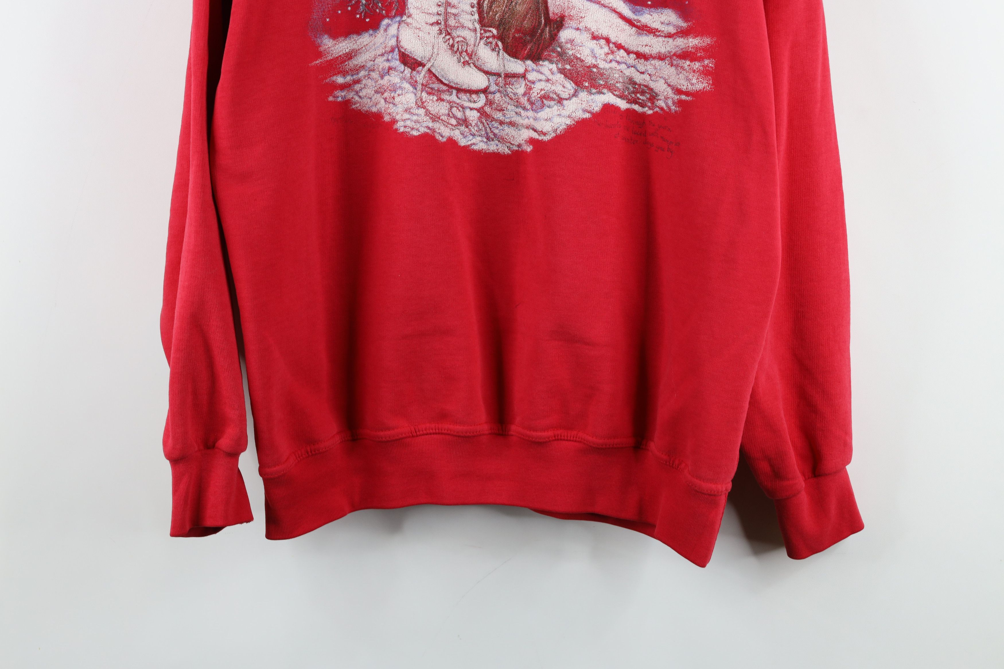 Vintage Vintage 90s Streetwear Ice Skating Turtleneck Sweatshirt Size L / US 10 / IT 46 - 3 Thumbnail