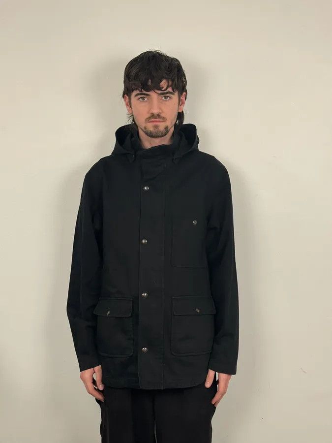 A.P.C. A.P.C. Black Minimalist Parka Jacket Size US M / EU 48-50 / 2 - 2 Thumbnail