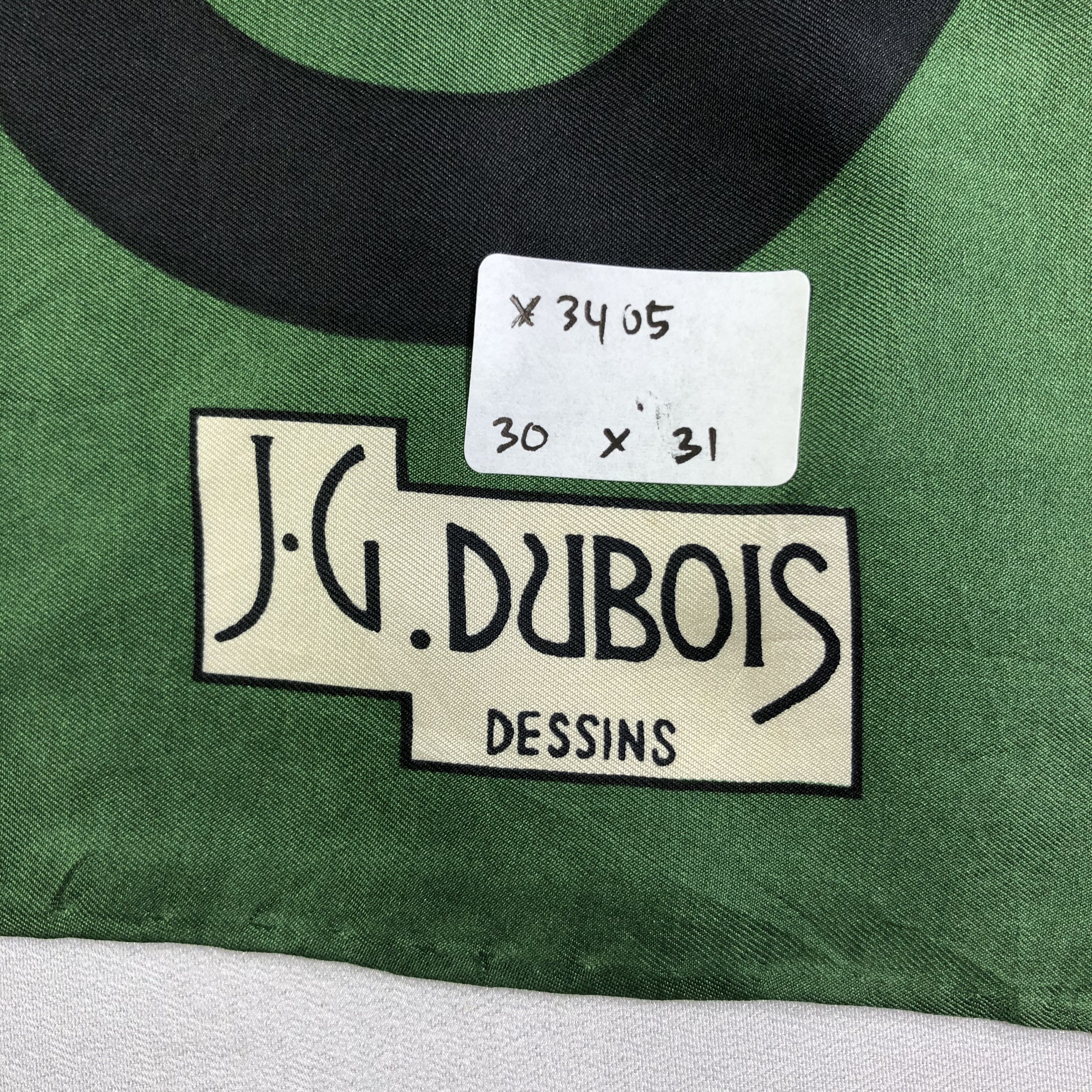 Vintage Vintage J.G.Dubois Silk Scarf Size ONE SIZE - 7 Thumbnail