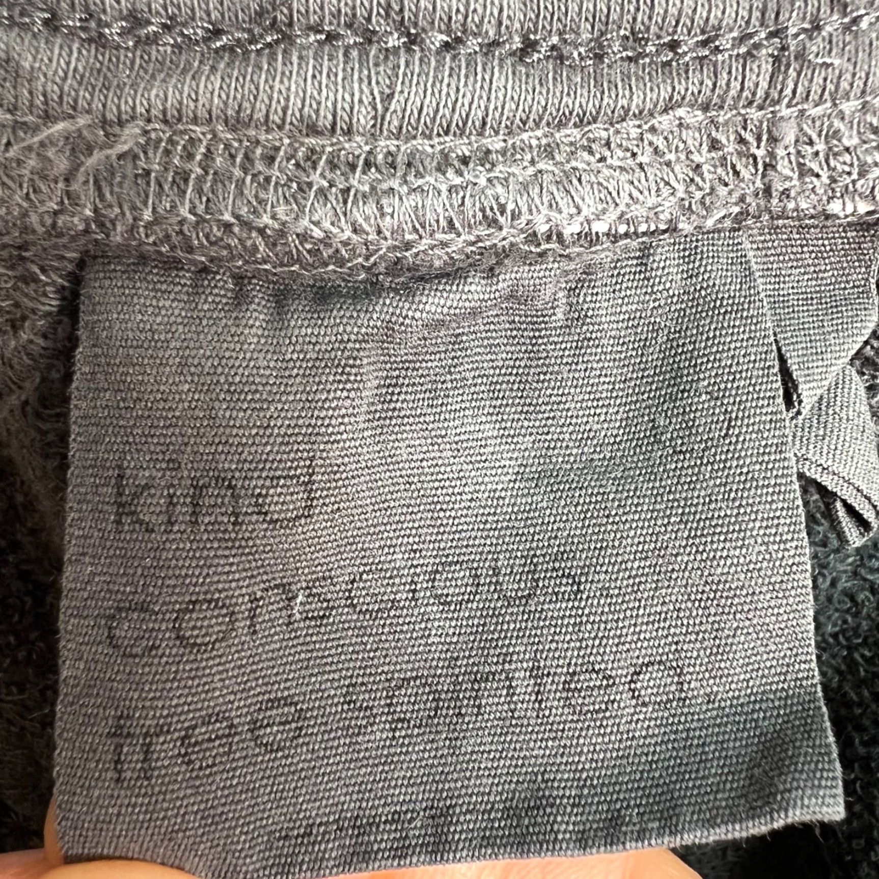 Vintage VINTAGE Unsubscribed Womens Large Gray Wide-Leg Sweatpants Size 36" / US 14 / IT 50 - 3 Thumbnail