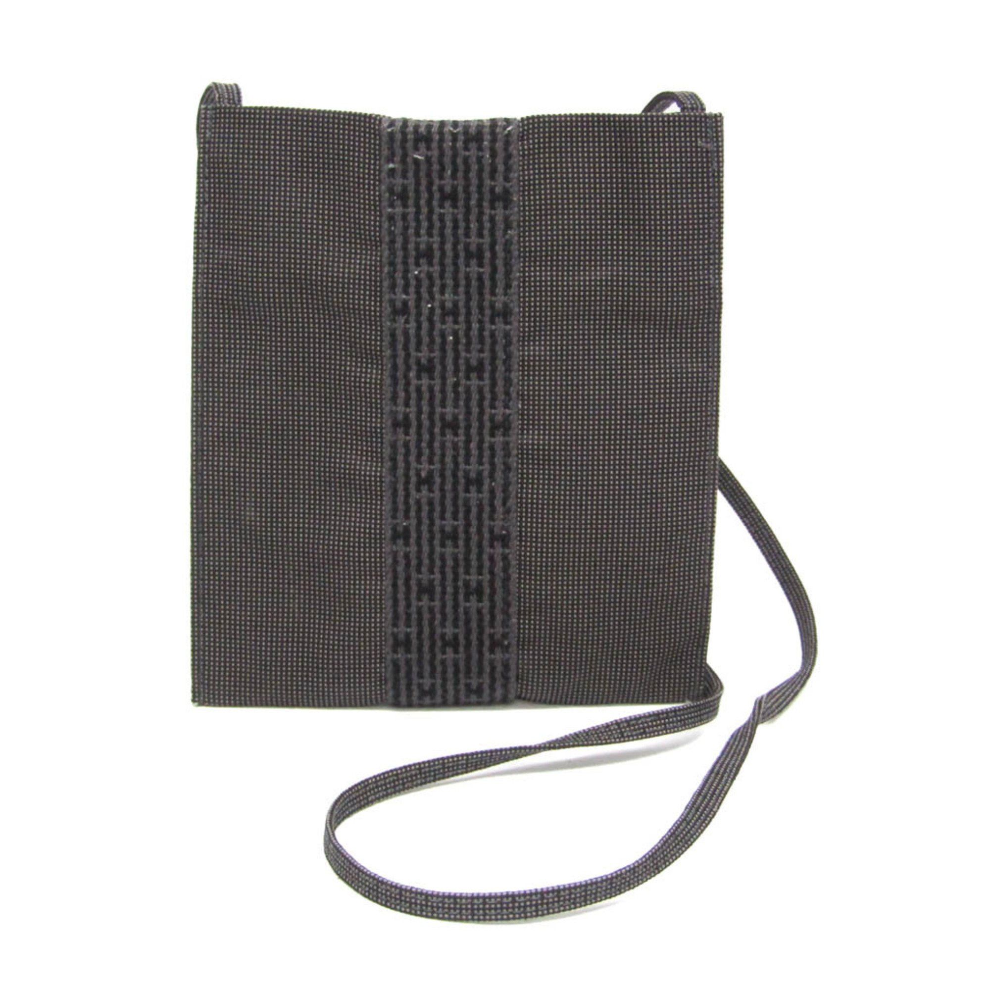 Hermes Hermes Her Line Pochette Women's Polyamide,Polyester Shoulder Bag Gray Size ONE SIZE - 1 Thumbnail
