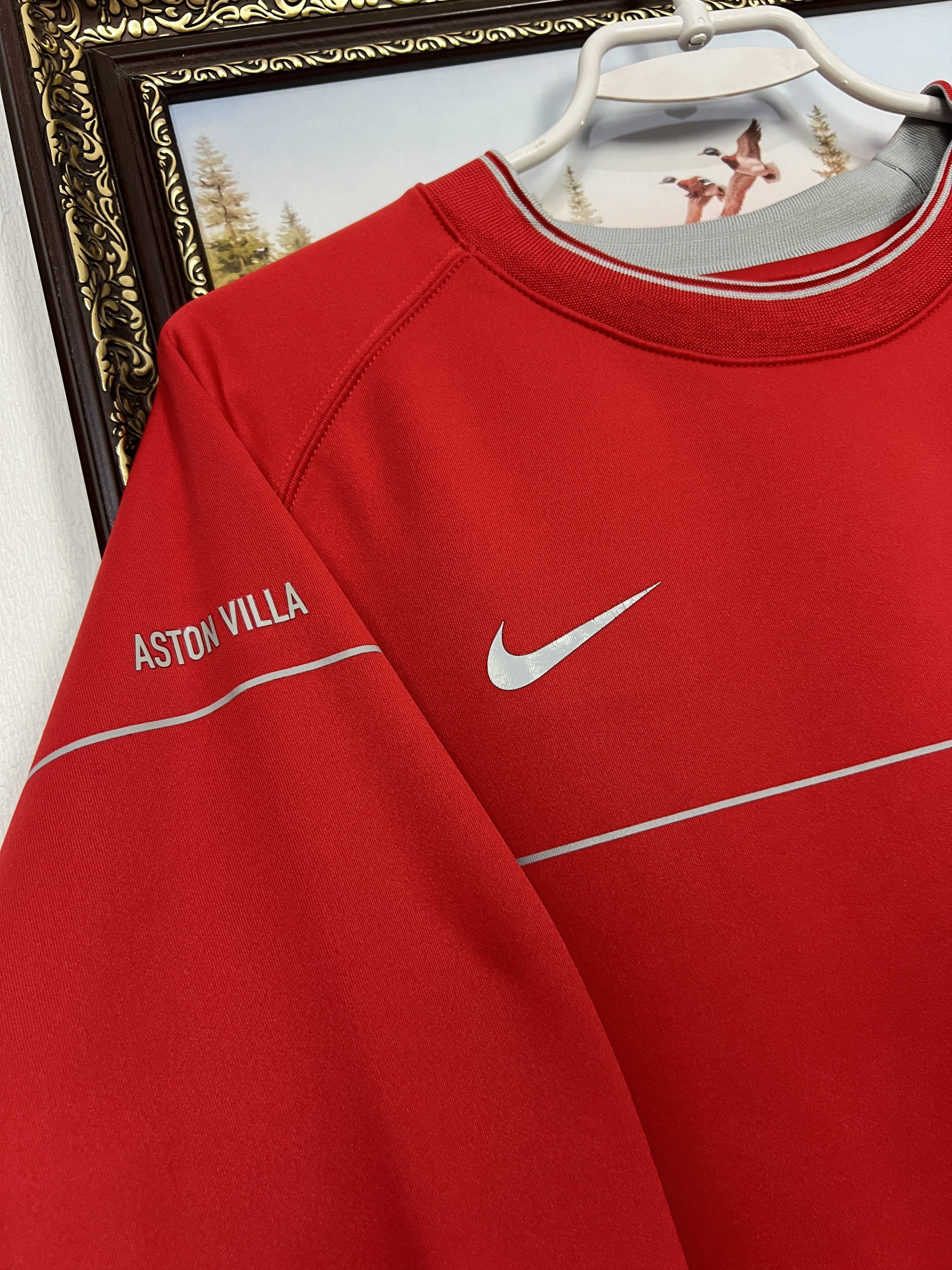 Nike Vintage Nike Aston Villa Football Train Sweatshirt Soccer Size US XXL / EU 58 / 5 - 4 Thumbnail