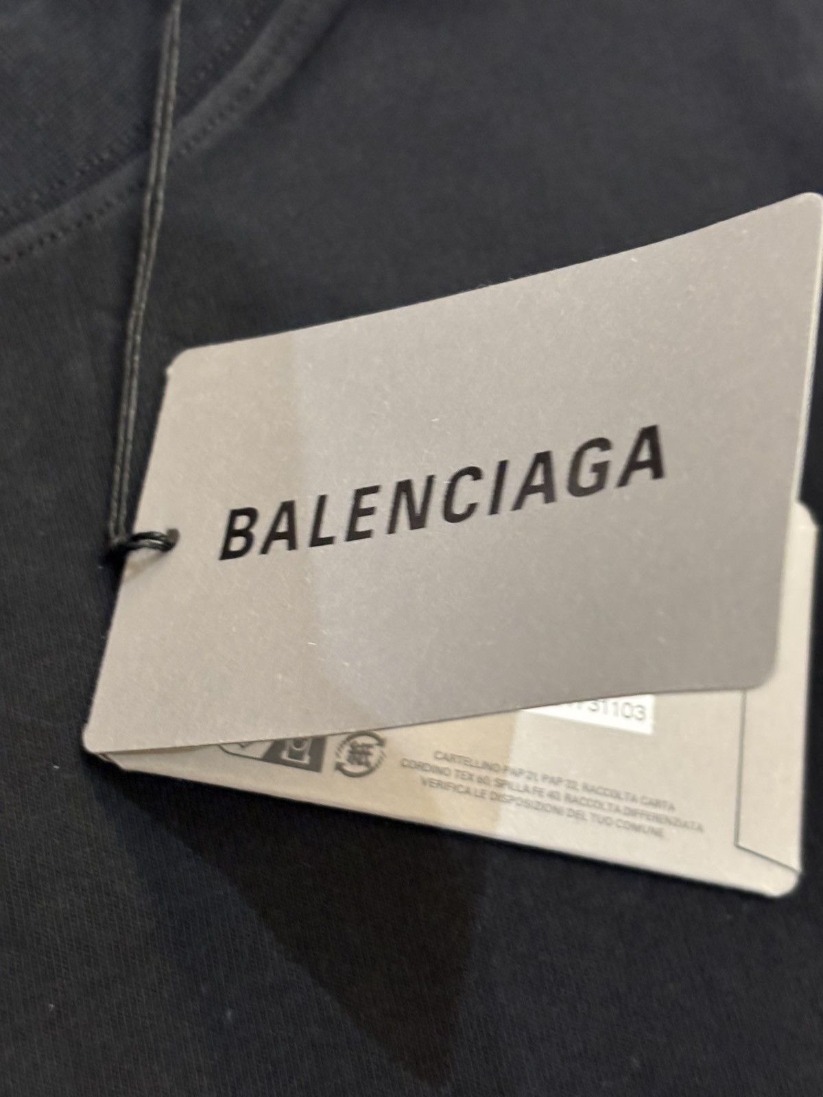 Balenciaga Balenciaga Hand Drawn Large Fit Tee Size US L / EU 52-54 / 3 - 5 Thumbnail