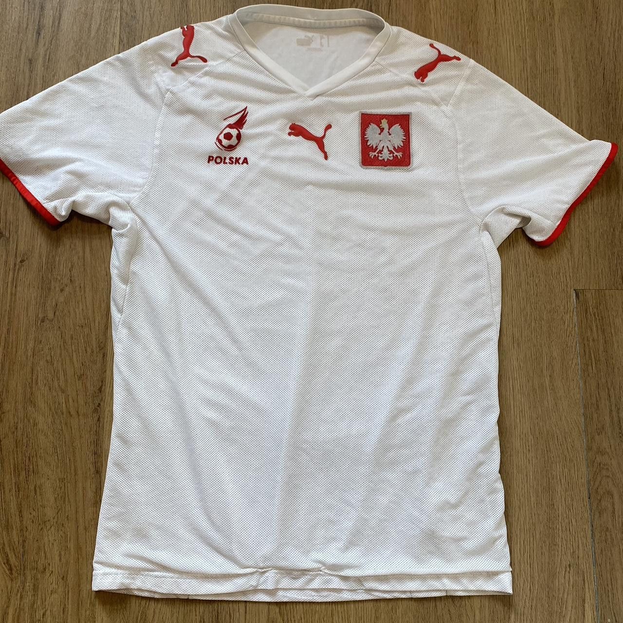 Puma 2007-08 Poland Puma Home Football Shirt Polska Size US S / EU 44-46 / 1 - 1 Thumbnail