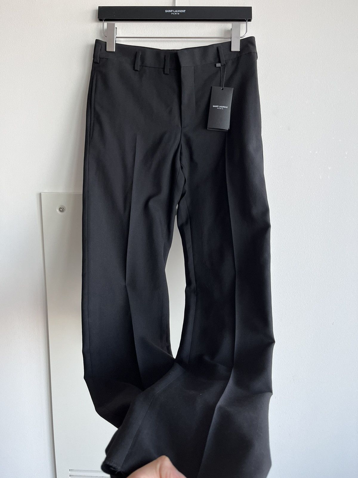 Hedi Slimane × Saint Laurent Paris × Yves Saint Laurent Super Rare Saint Laurent Hedi Slimane Tux Pant Brand New Size US 26 / EU 42 - 9 Thumbnail