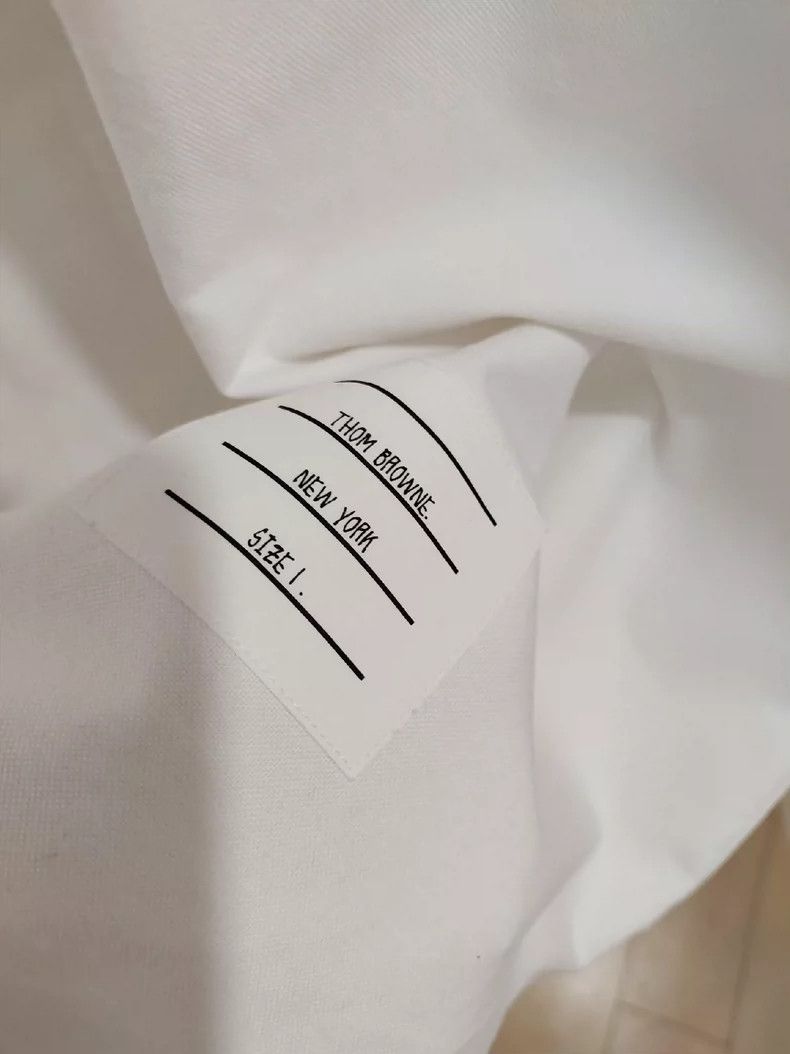 Thom Browne Thom Browne Classic striped white shirt 2503-Nextarrow Size US S / EU 44-46 / 1 - 4 Thumbnail