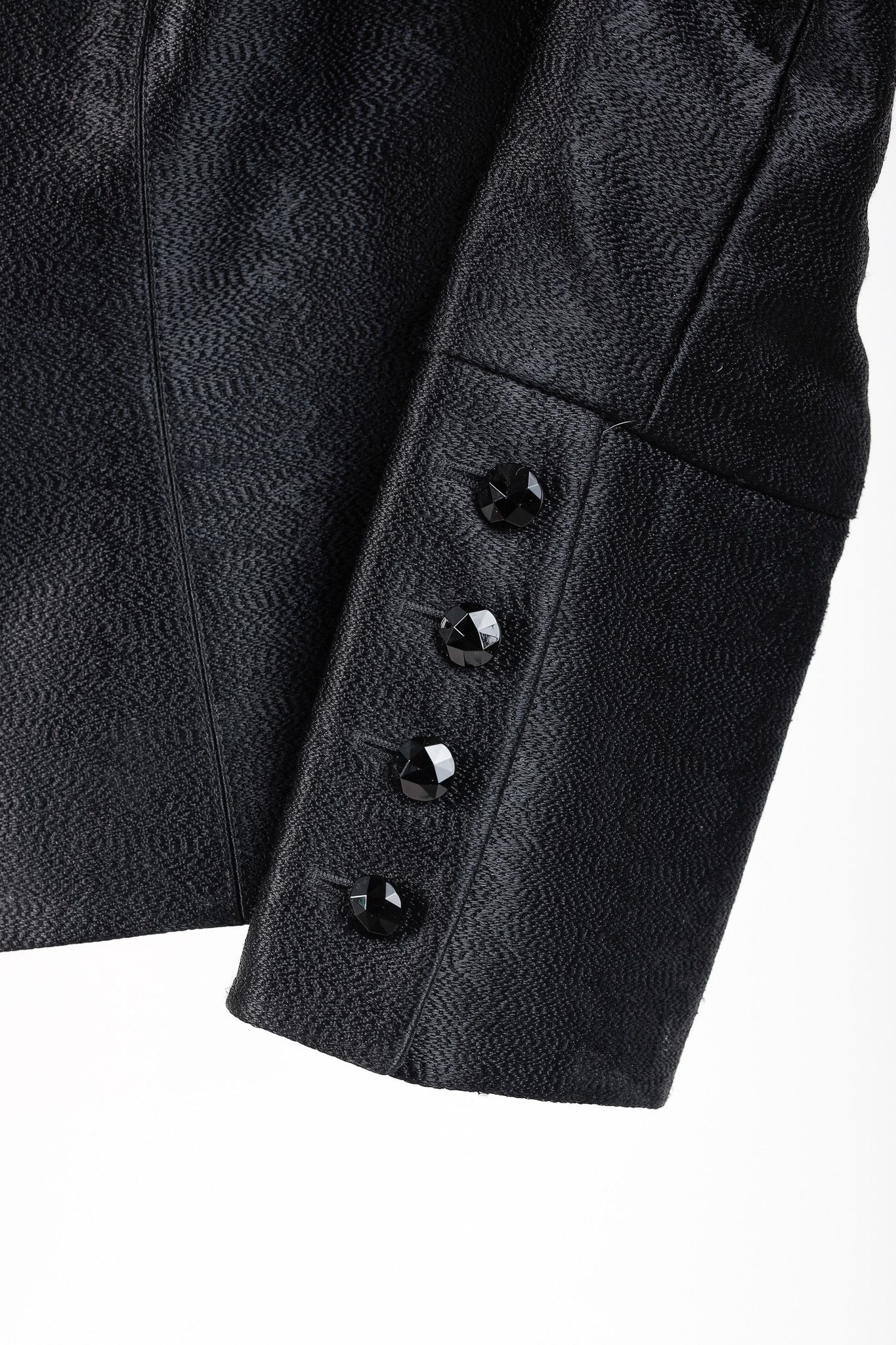 Escada Escada Textured Black Tailored Jacket Size M / US 6-8 / IT 42-44 - 6 Thumbnail