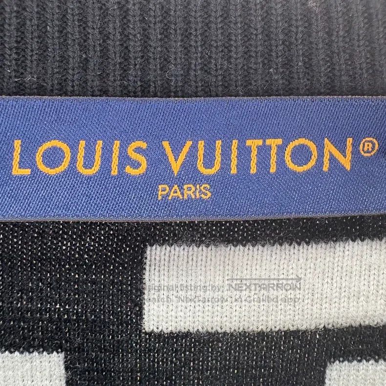 Louis Vuitton Louis Vuitton 24SS black and white striped logo sweater Size US L / EU 52-54 / 3 - 6 Thumbnail