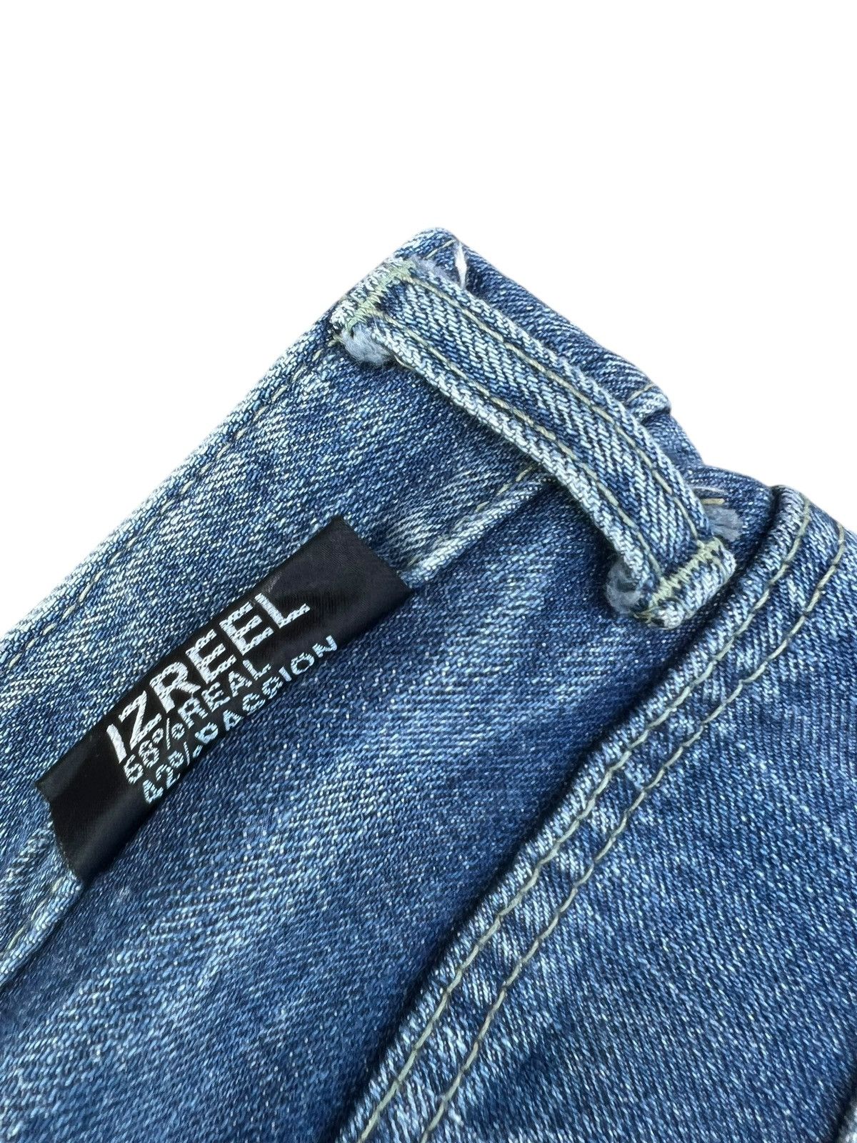 Izreel by Kazuhiro Takakura Distressed Denim Selvedge Jeans