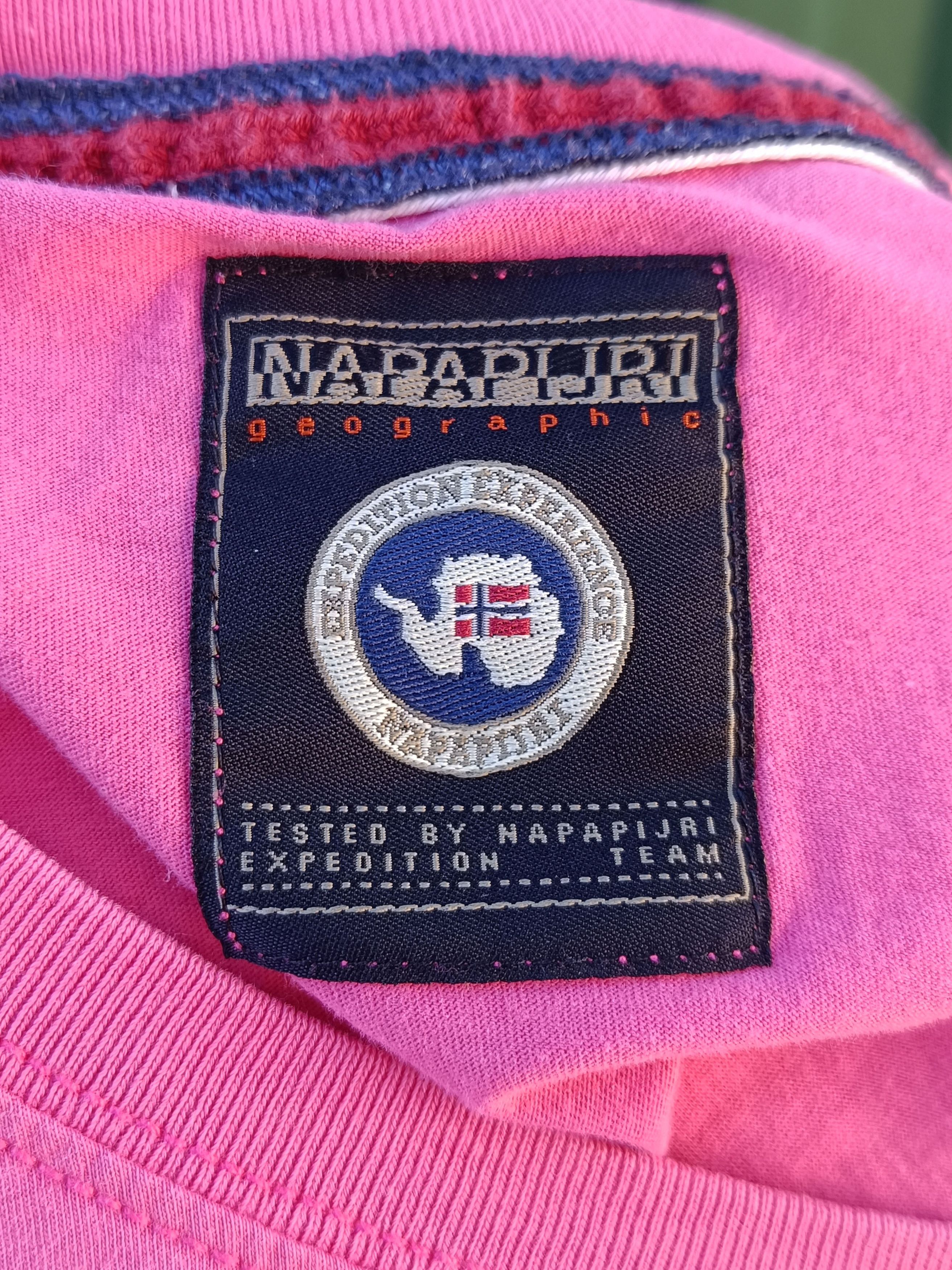 Napapijri Napapijri T-shirt Size L Pink Size US L / EU 52-54 / 3 - 6 Thumbnail