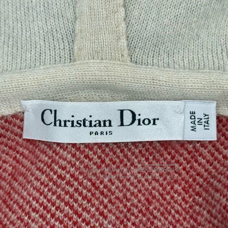 Dior Dior Grey Embroidered Phoenix Flower Cashmere Hooded Cardi Size XS / US 0-2 / IT 36-38 - 5 Thumbnail