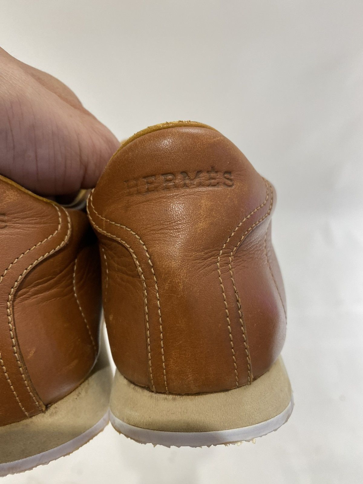 Hermes Hermes Quick Leather Sneakers woman Size37.5 Size US 7.5 / IT 37.5 - 11 Thumbnail