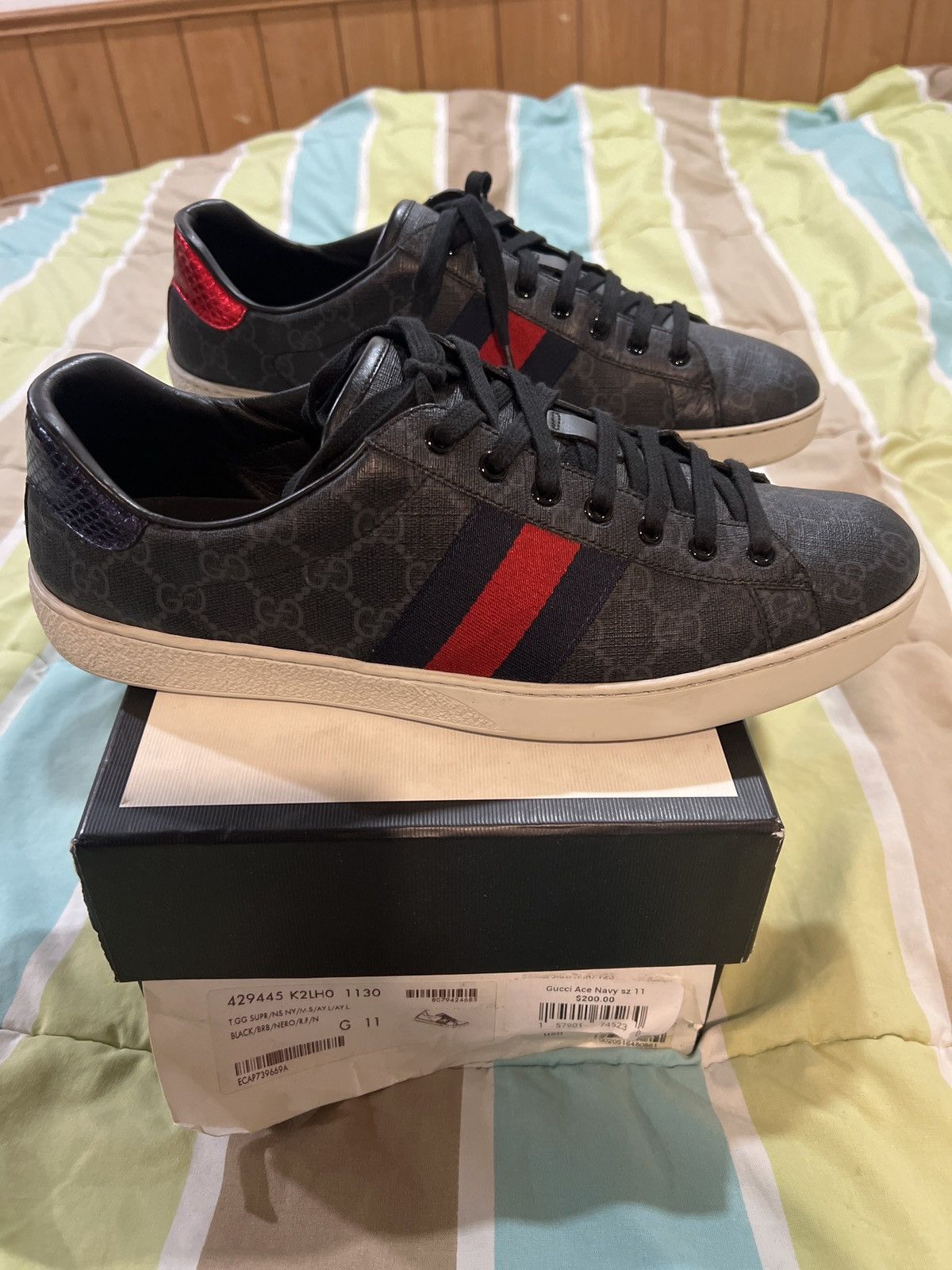Gucci Gucci Ace Sneakers Size US 11 / EU 44 - 1 Thumbnail