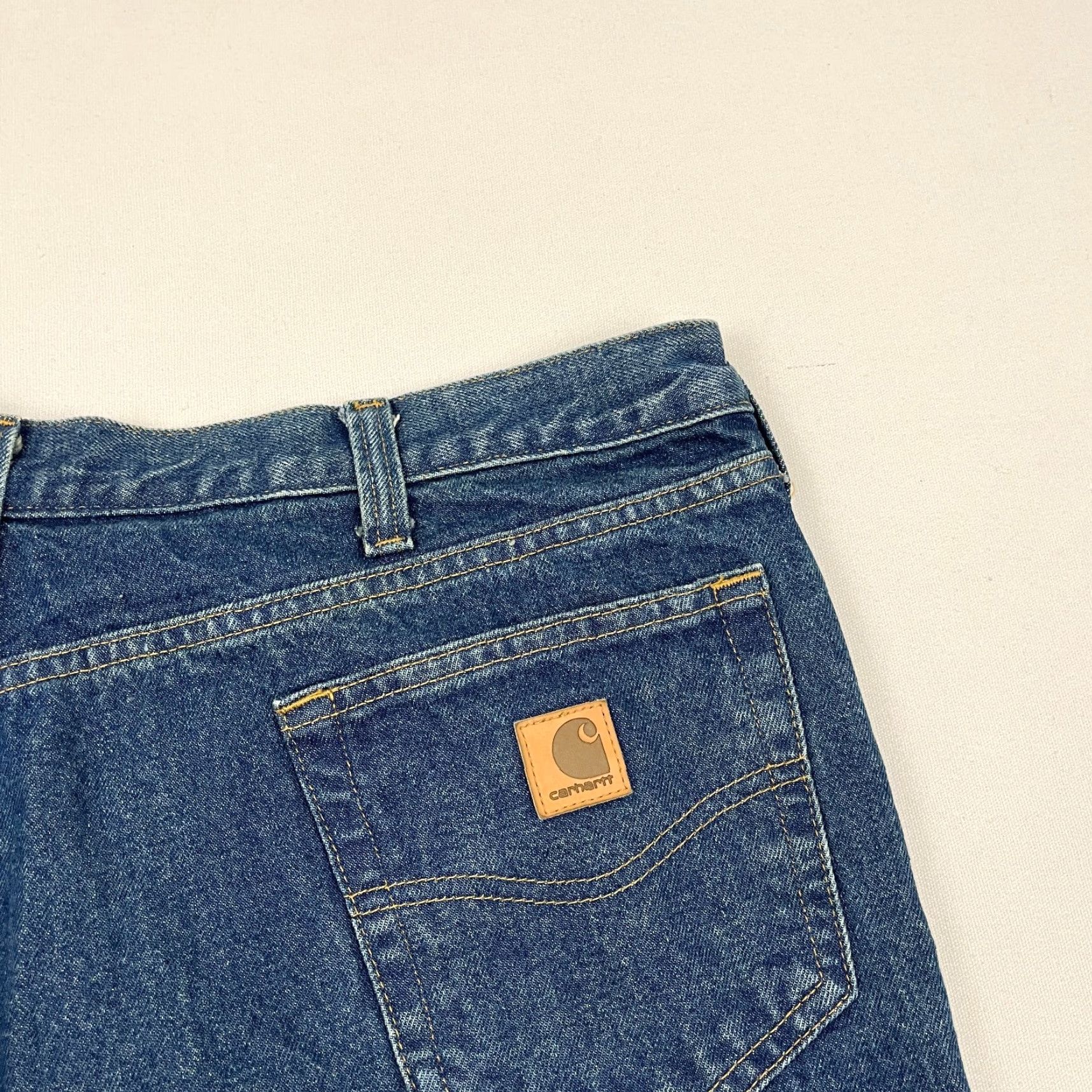 Carhartt VINTAGE Carhartt B460 DVB Jeans Mens 38 x 34 Relaxed Blue Denim Workwear Western Size US 38 / EU 54 - 7 Thumbnail