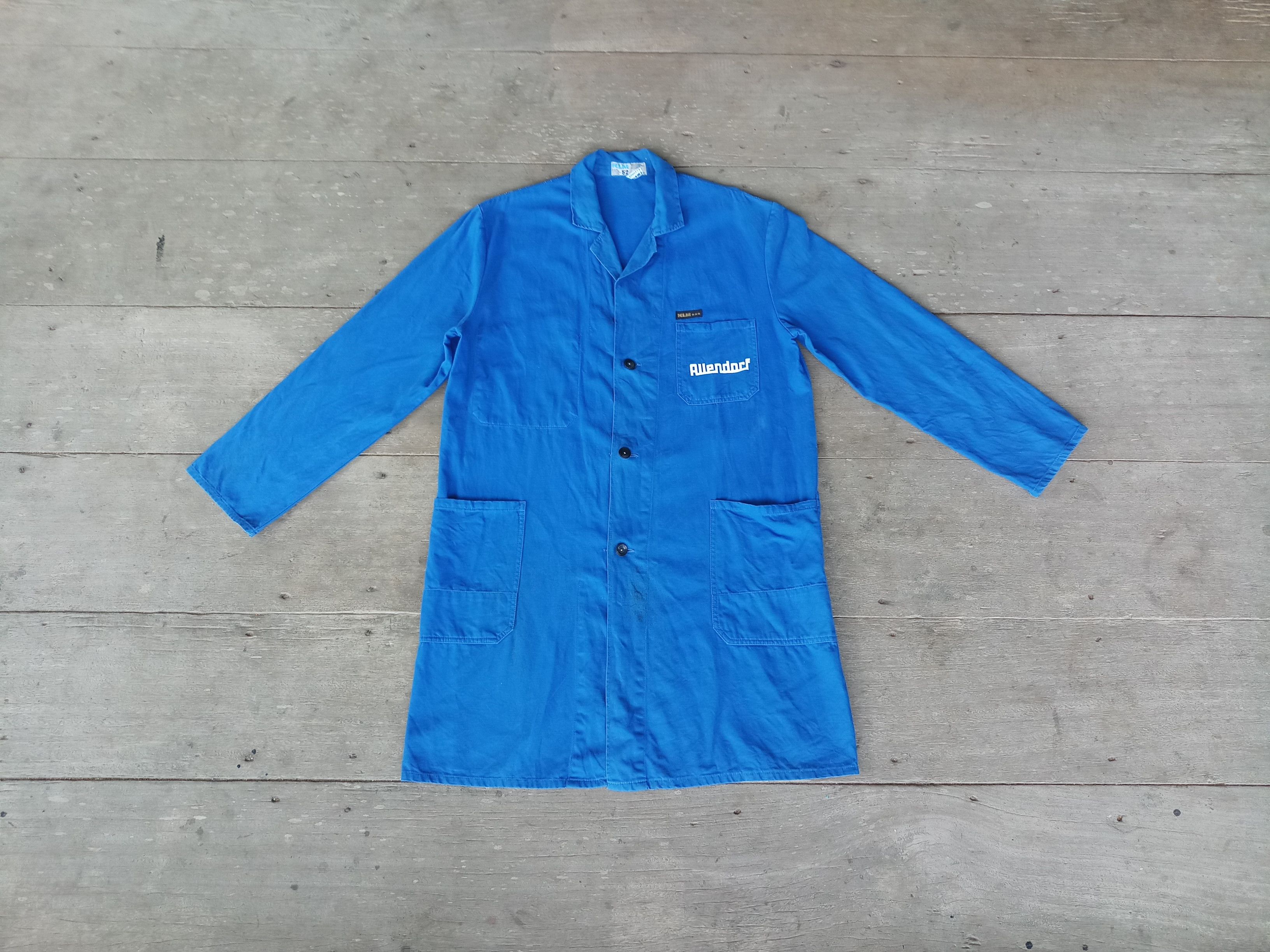 French Connection VTG 70s KLM Kleding Sanfor size 52 ,L,French work jacket Size US L / EU 52-54 / 3 - 1 Thumbnail