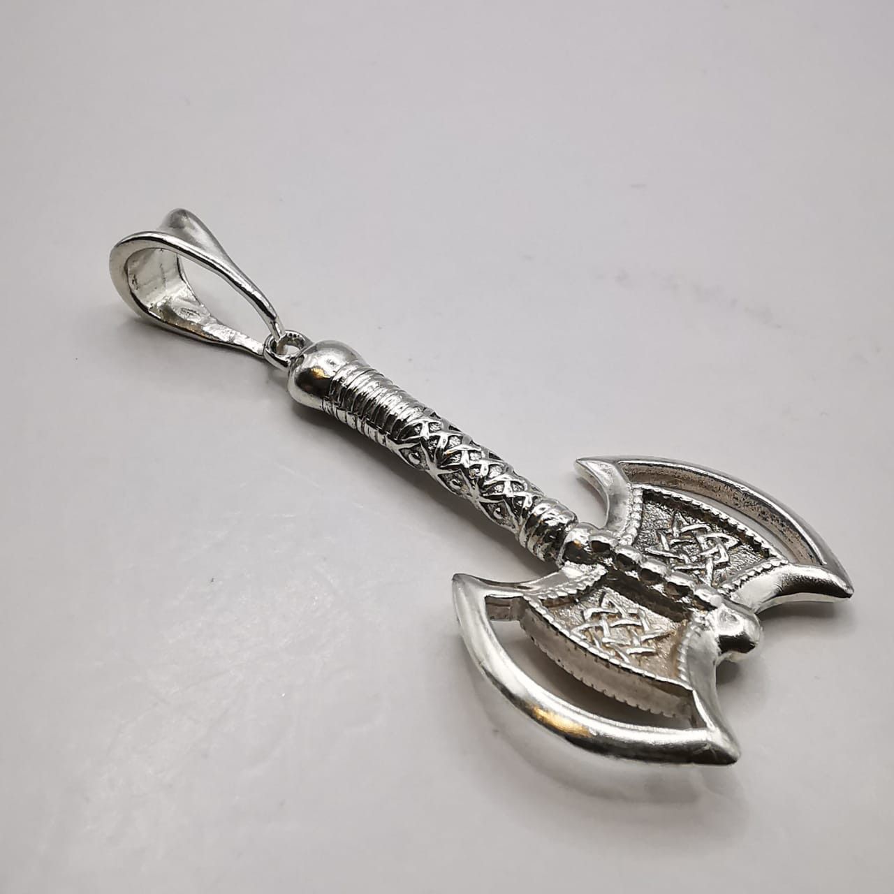 Sterling Silver Vintage Pendant "Perun's Axe " made of 925 silver 4,23g Size ONE SIZE - 3 Thumbnail