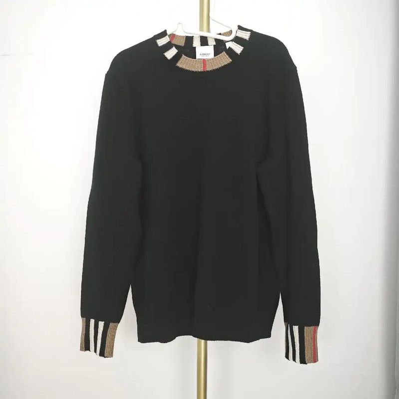 Burberry Burberry Black Wool Pullover Sweater for Women Size M / US 6-8 / IT 42-44 - 1 Thumbnail