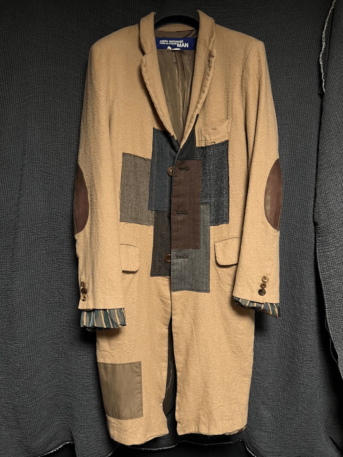 Junya Watanabe Junya Watanabe 13AW Patches Wool Coat Size US M / EU 48-50 / 2 - 1 Thumbnail
