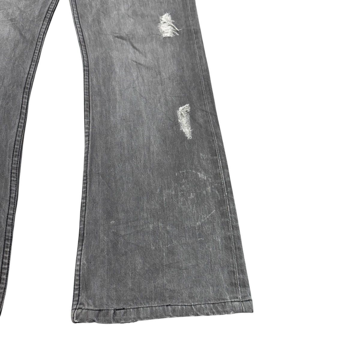 semanticdesign Vintage Semantic Design Snake Skin Denim Flare Jeans Size US 35 - 9 Thumbnail