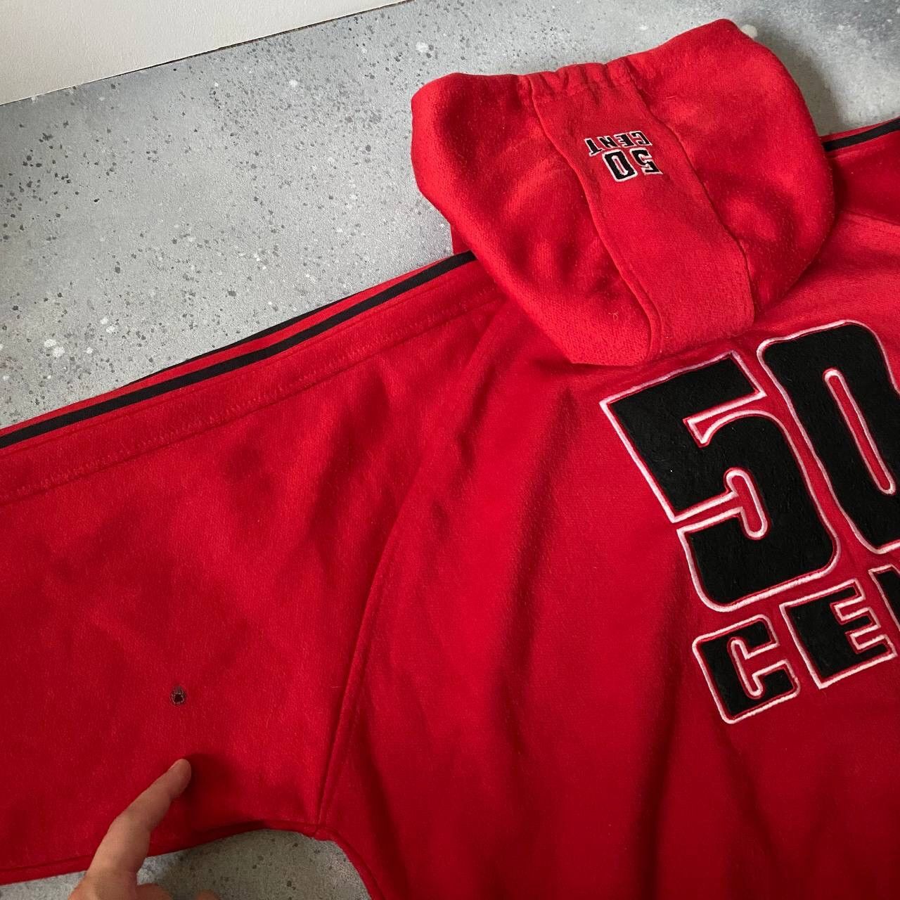 50 Cent 50 CENT VINTAGE BIG LOGO RAP HOODIE (OVERSIZE FIT) Size US L / EU 52-54 / 3 - 11 Thumbnail