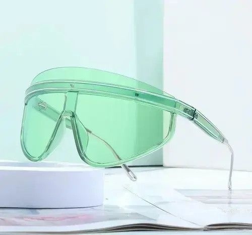 Electric Visual Trendy Fashion Oversized Shield Frame Sunglasses Size ONE SIZE - 1 Thumbnail