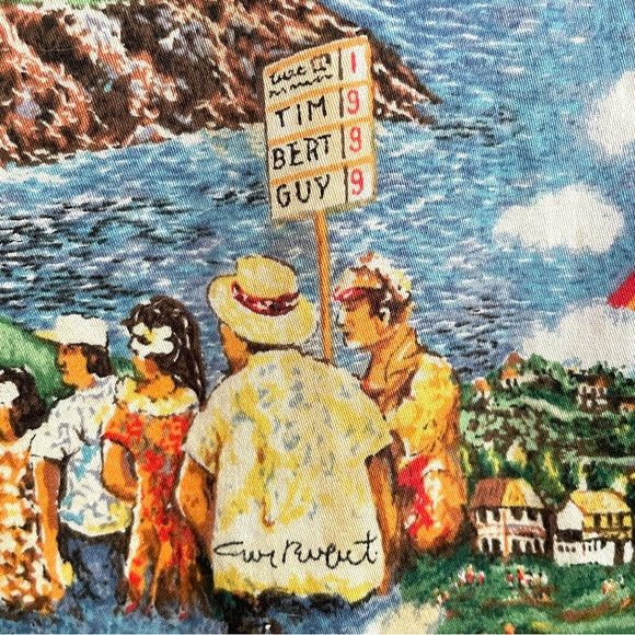 Reyn Spooner Vintage 90s Guy Buffet Cotton Hawaiian Golf Shirt - Small Size S / US 4 / IT 40 - 9 Thumbnail