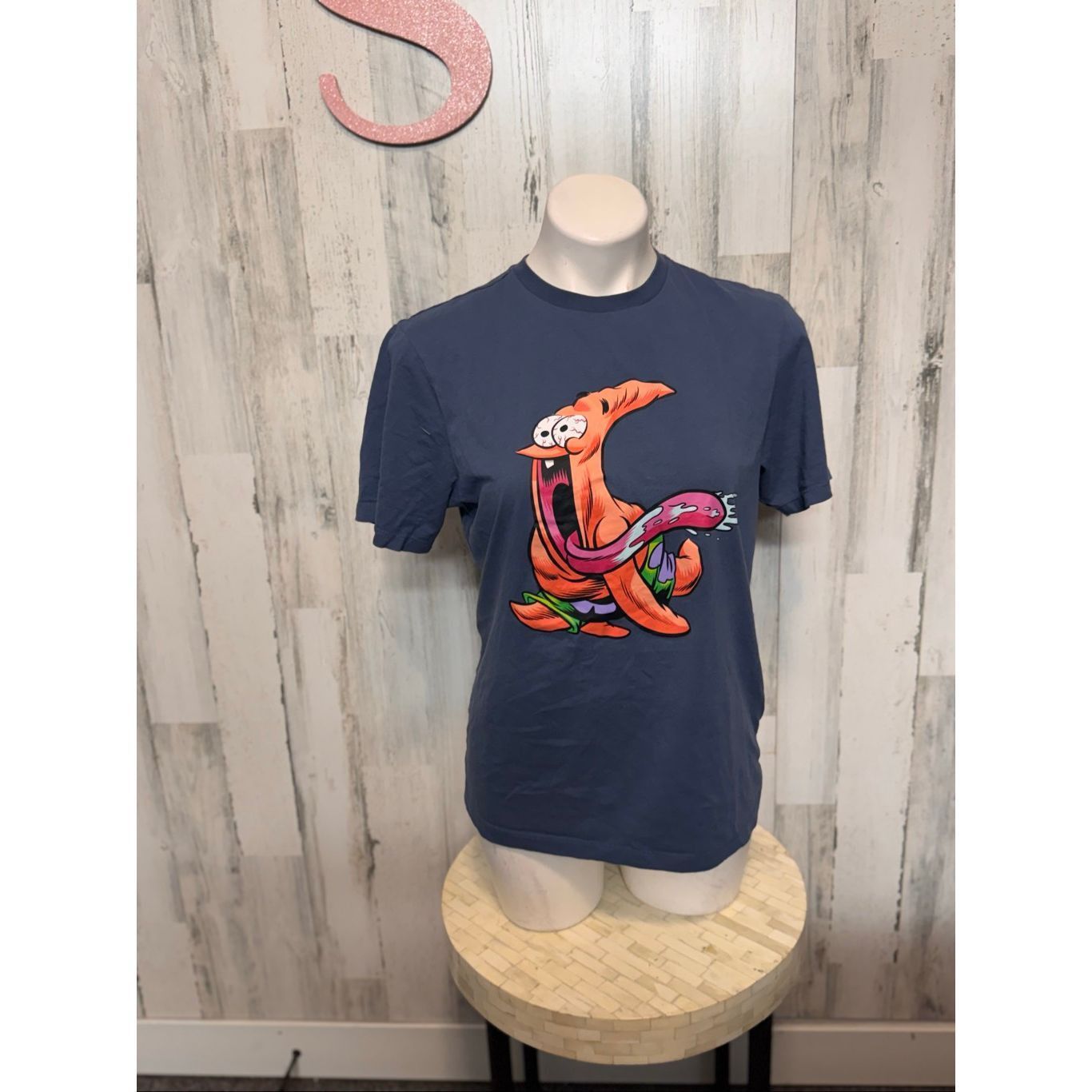Other Primark x Nickelodeon SpongeBob SquarePants Patrick Star Graphic Tee Navy XS Size XS / US 0-2 / IT 36-38 - 5 Thumbnail