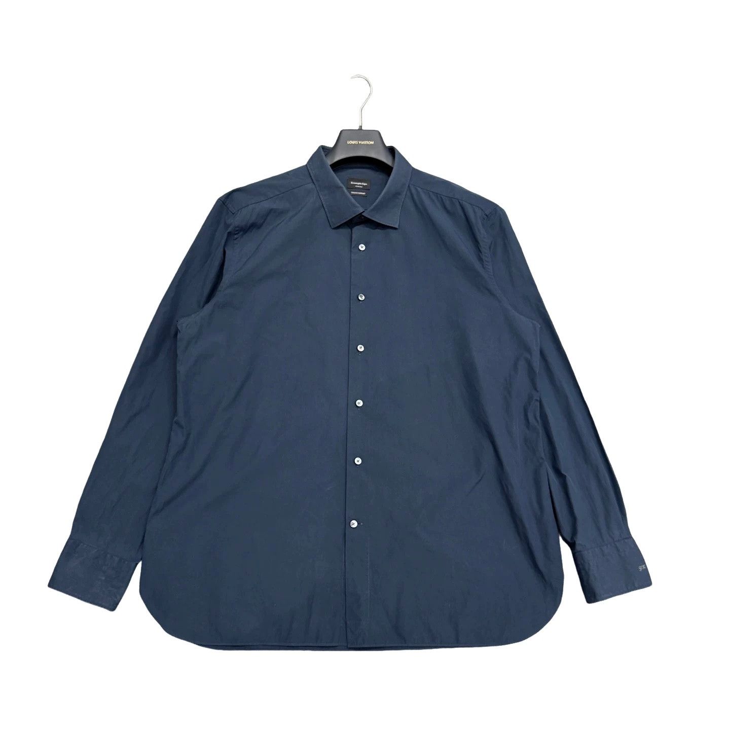 Ermenegildo Zegna Ermenegildo Zegna Trofeo Comfort Button Up Shirt XL Size US XL / EU 56 / 4 - 1 Thumbnail