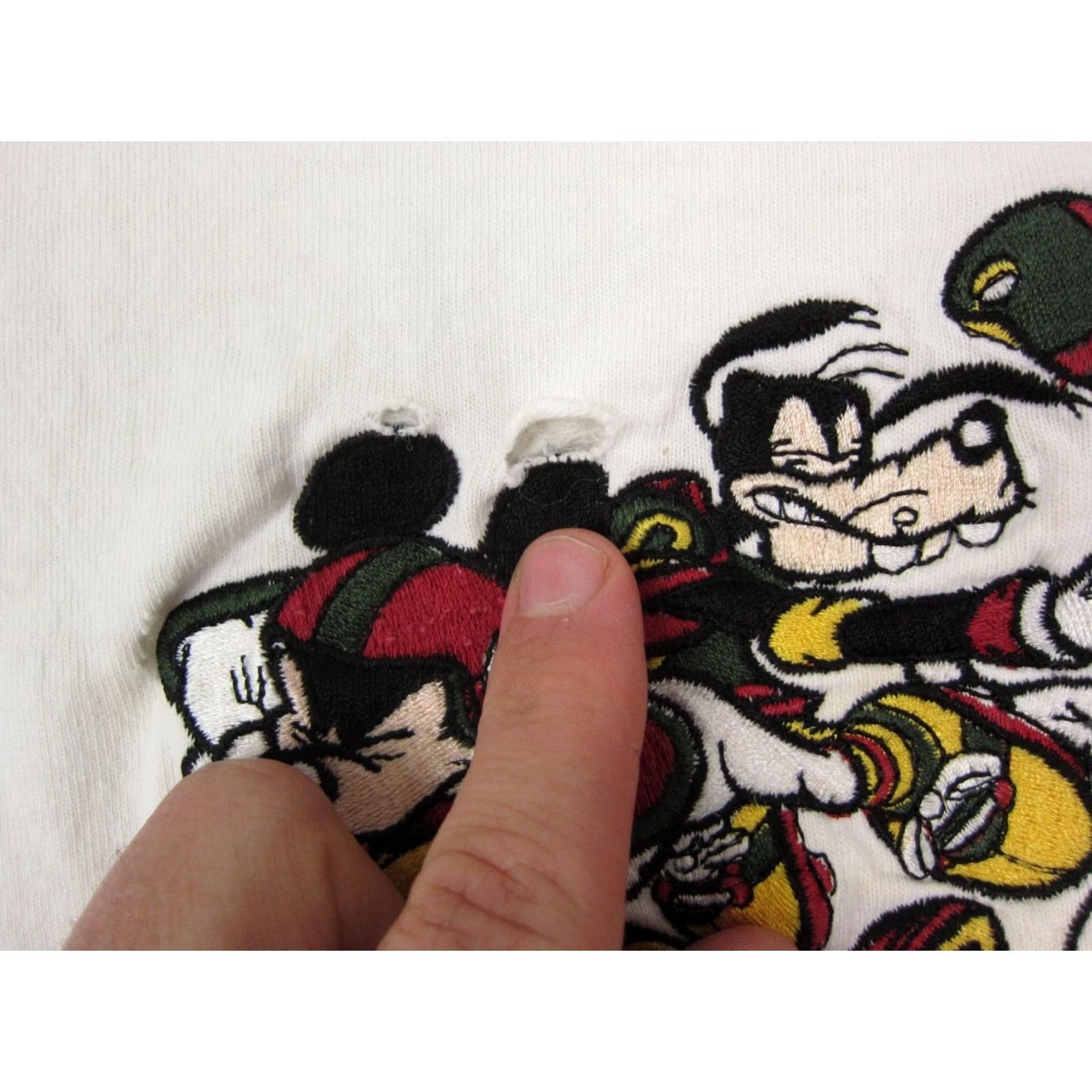 Disney VINTAGE Disney Shirt Mens XL White Mickey Goofy Donald 90s USA Graphic Print T-Shirt Clothing Reg Size US XL / EU 56 / 4 - 4 Thumbnail