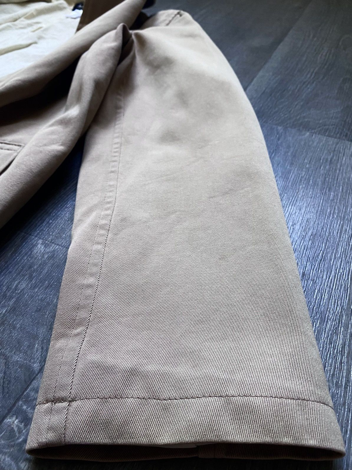 A.P.C. Women’s APC Rue de Fleurus Paris Beige Trench Coat Jacket Size M / US 6-8 / IT 42-44 - 13 Thumbnail