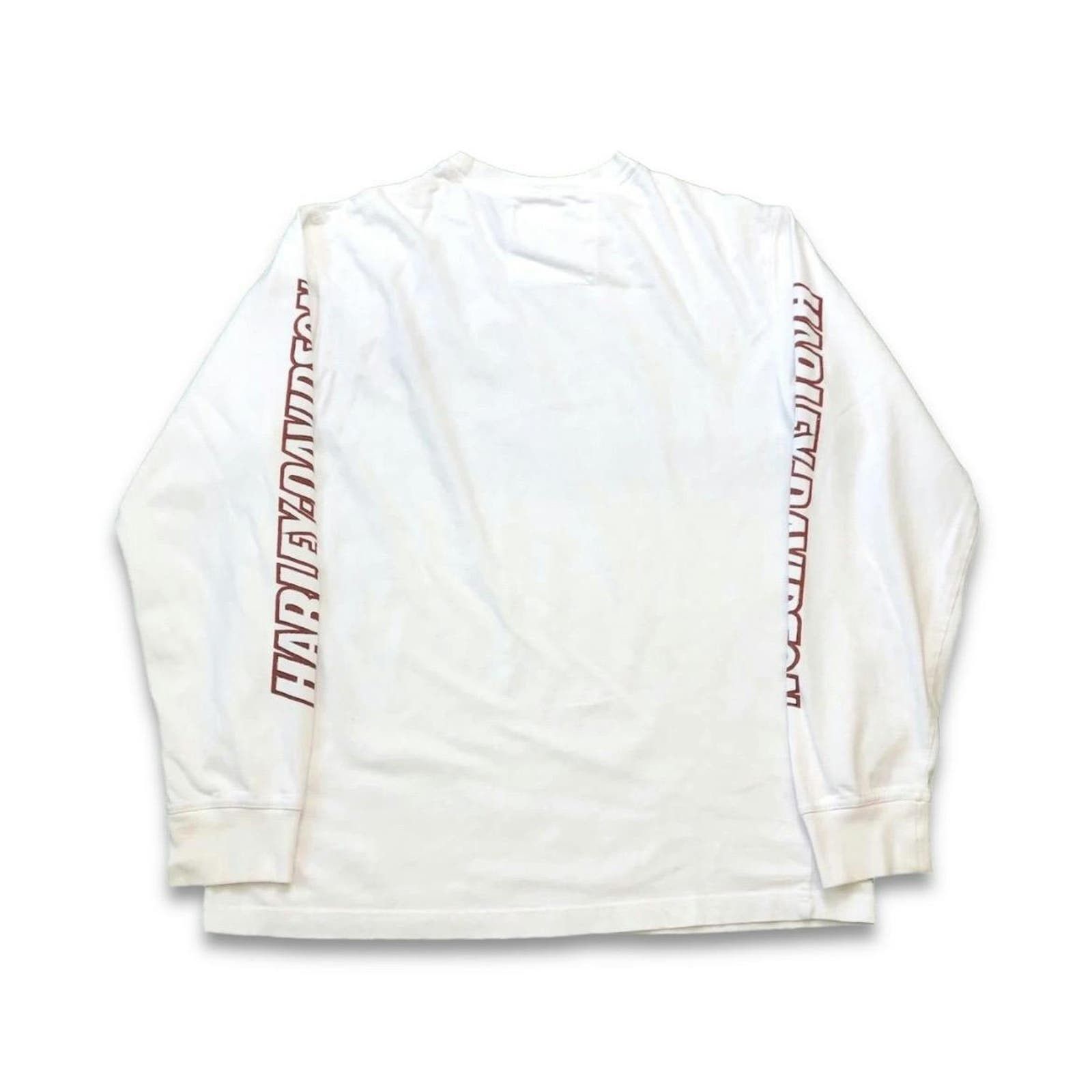 Harley Davidson VTG Harley Davidson Shirt Medium Spell Out Long Sleeve Tee Size US M / EU 48-50 / 2 - 6 Thumbnail