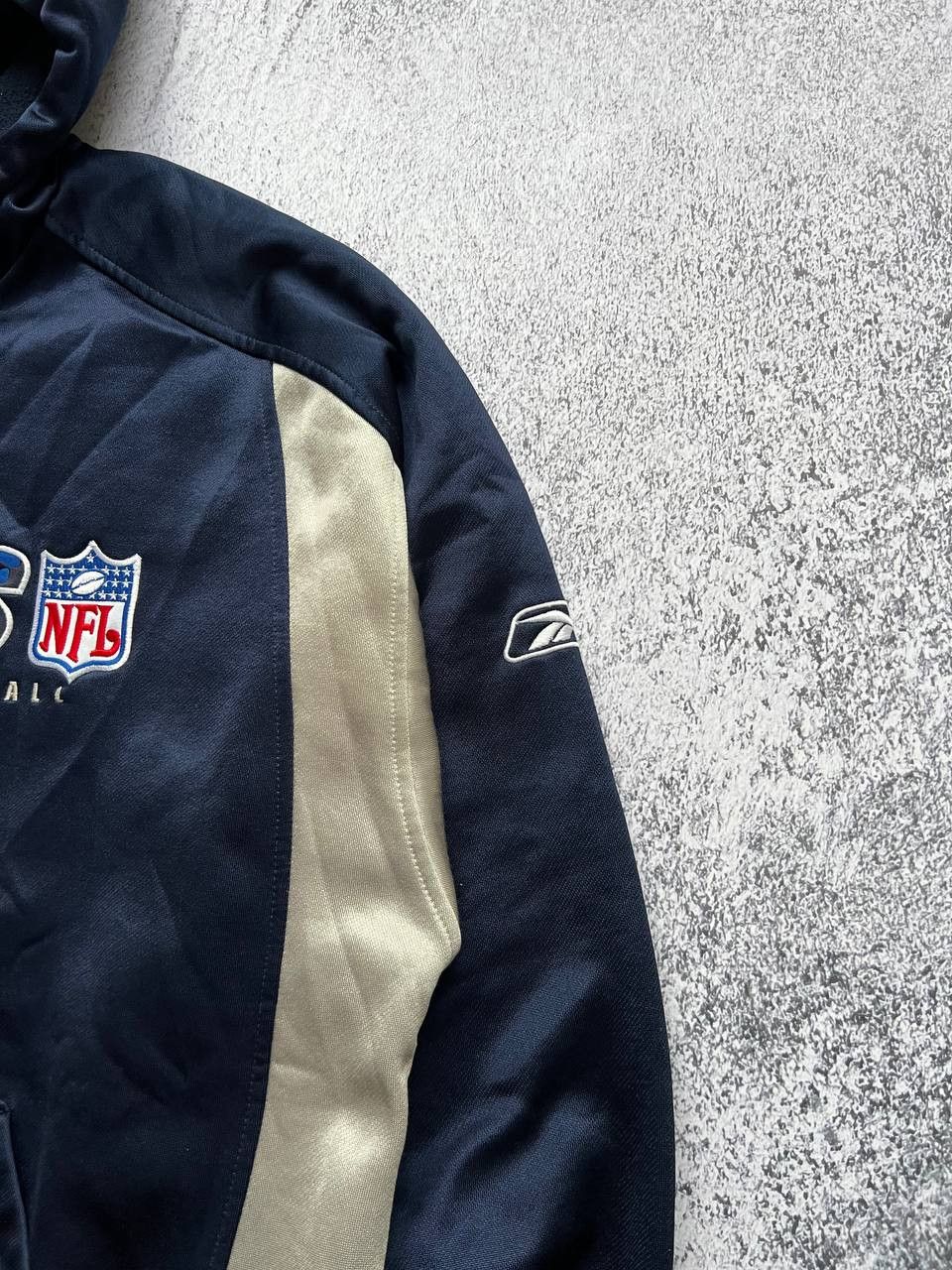 NFL × Reebok × Vintage Vintage Reebok New England Patriots NFL Full Zip Hoodie Size US L / EU 52-54 / 3 - 2 Thumbnail