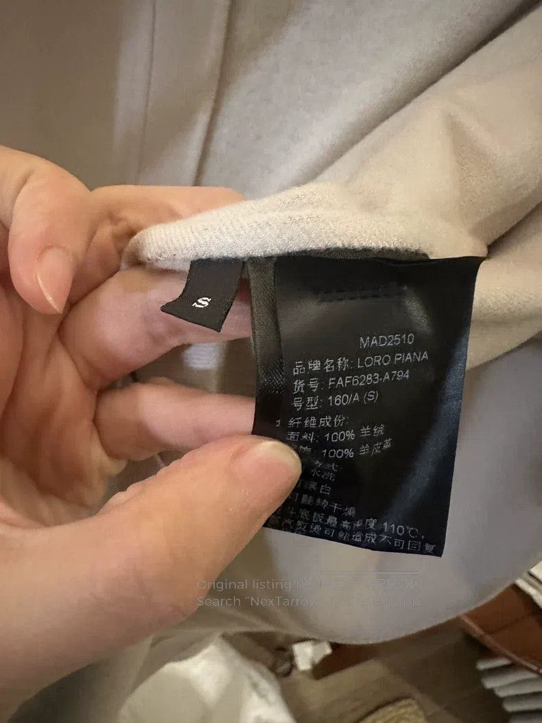 Loro Piana Loro Piana Beige Cashmere Coat, 100% Cashmere Fabric, with Size S / US 4 / IT 40 - 5 Thumbnail