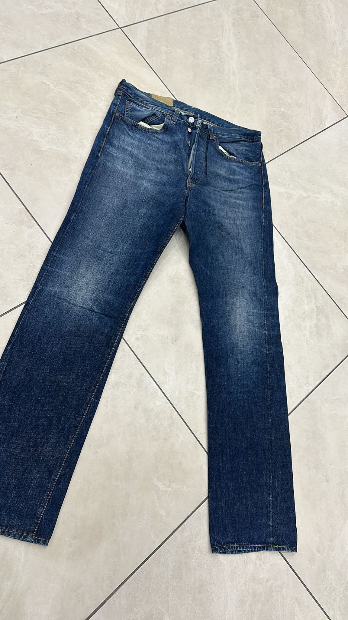 Levi's Vintage Clothing LVC Levi's Vintage Clothing 1947 501XX BigE Selvedge Jeans Size US 34 / EU 50 - 2 Thumbnail