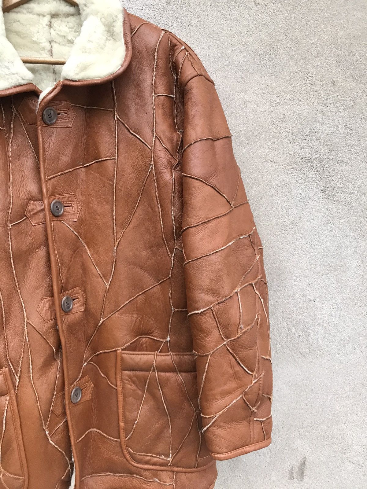 Genuine Leather GENUINE LEATHER FUR SHERPA JACKET Size US L / EU 52-54 / 3 - 8 Thumbnail