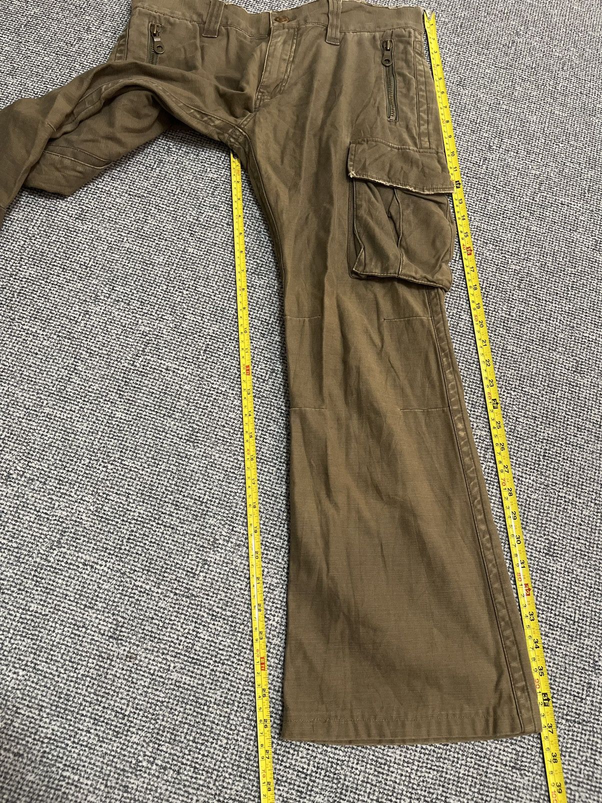 JACKROSE Vintage Jackrose Cargo Flare Pants size 34 inch Size US 34 / EU 50 - 15 Thumbnail