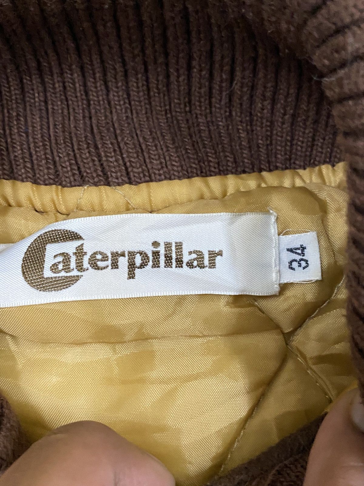 Caterpillar Vintage Caterpillar Varsity Wool Jacket Brown Size US XS / EU 42 / 0 - 9 Thumbnail