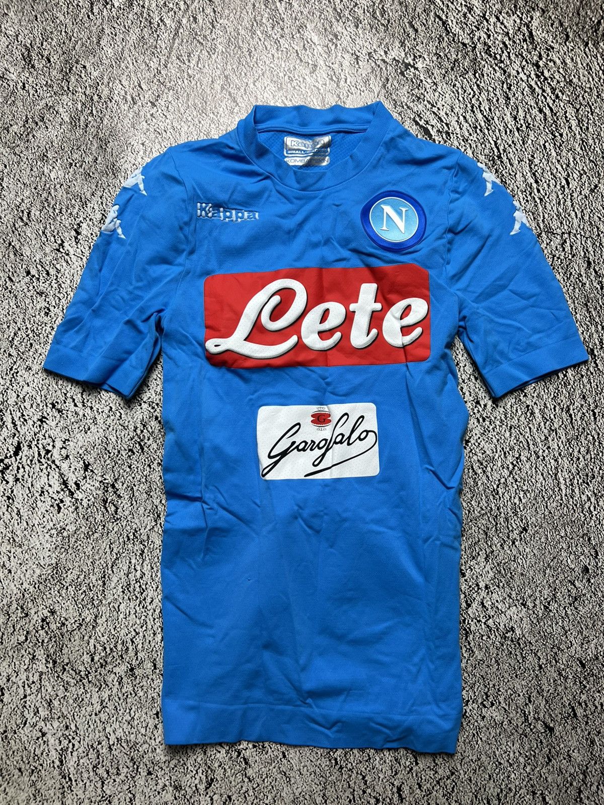 Kappa 2016-2017 FC Napoli Italy issued combat skin kappa jersey Size US S / EU 44-46 / 1 - 1 Thumbnail