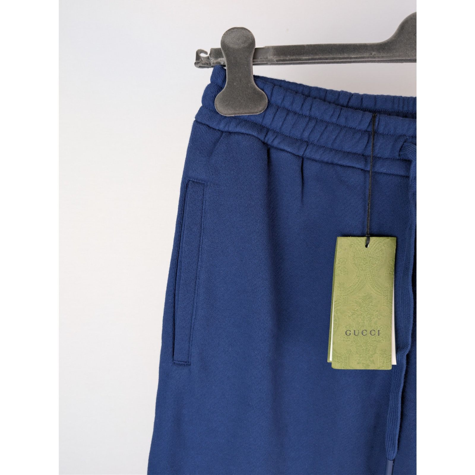 Gucci o1rshd1 Heavy Felted Cotton Jersey Trackpants Inchiostro/Mix Size US 30 / EU 46 - 6 Thumbnail