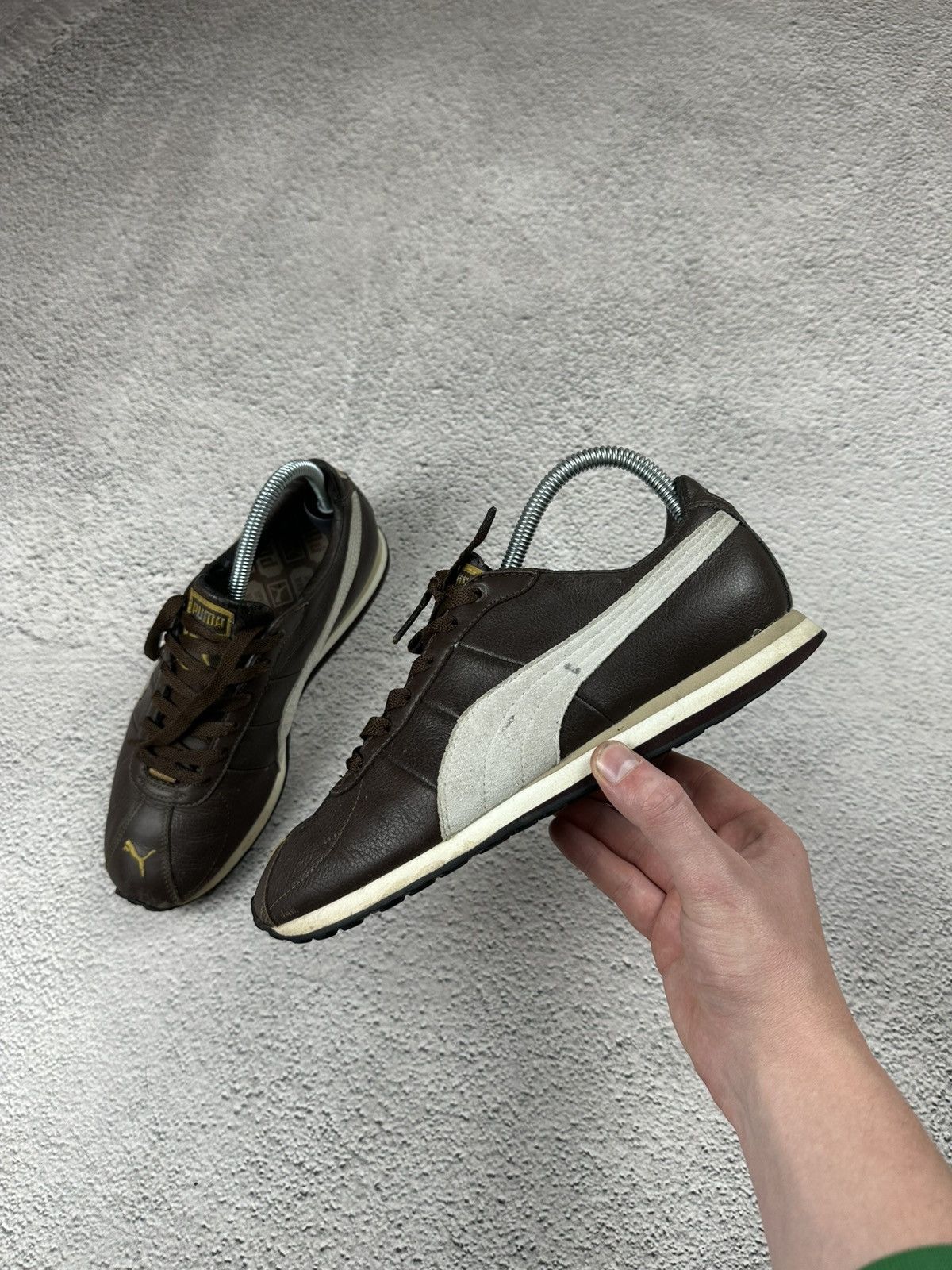 Puma Vintage Puma Speed Cat Leather Sneakers Y2K Hype Style Size US 7 / IT 37 - 5 Thumbnail