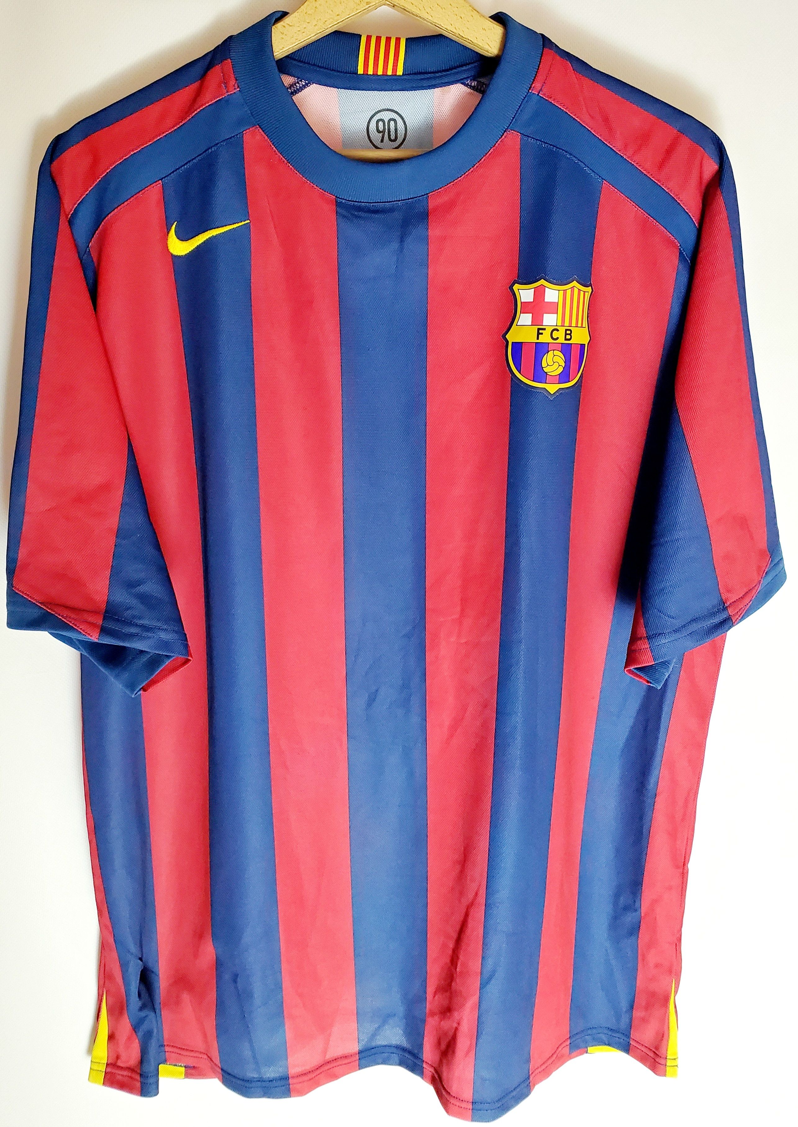 Vintage Nike Barcelona 2005-06 Away jersey new condition Xl
