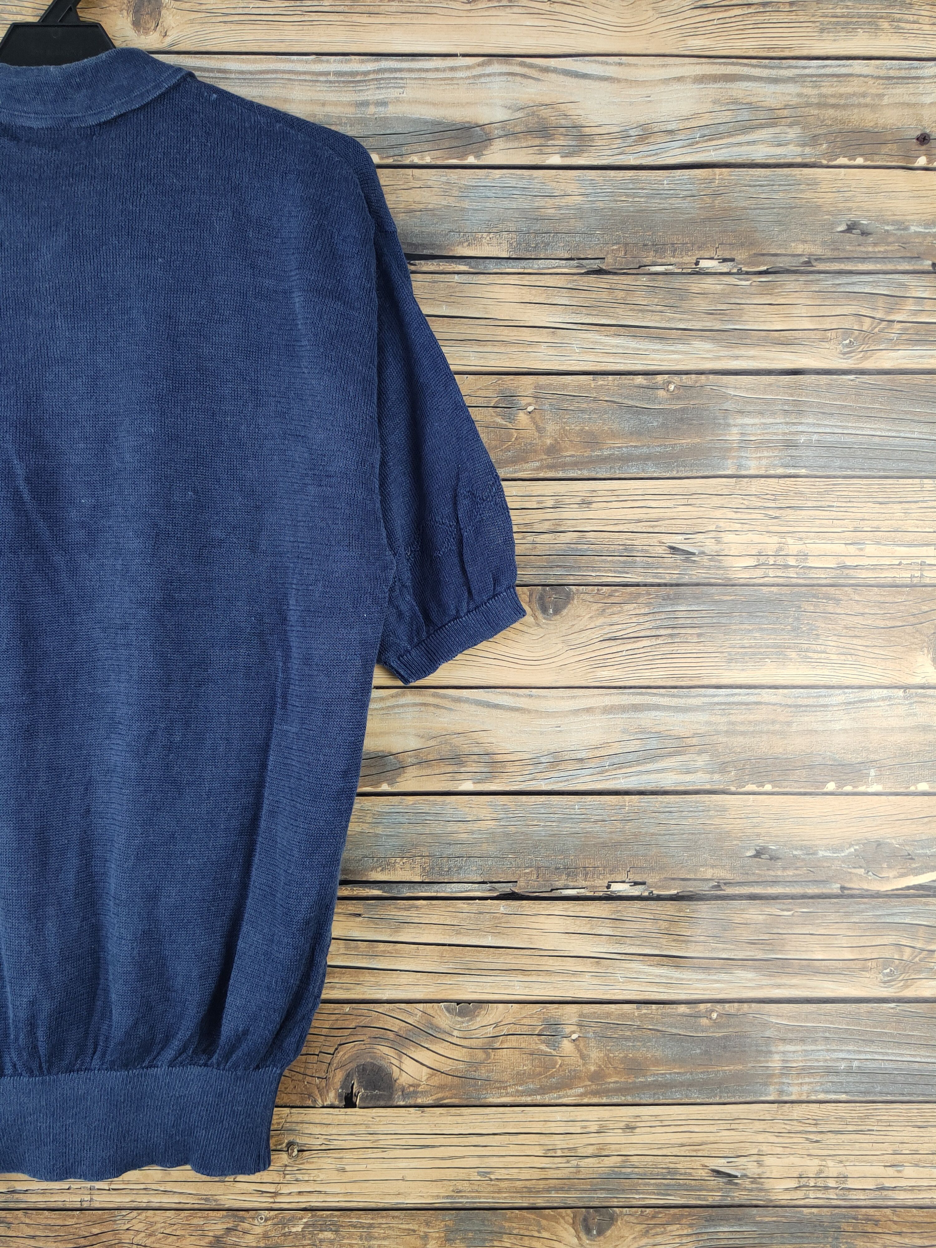 Austin Reed Austin Reed Navy Knitwear Polo Shirts #W2122 Size US L / EU 52-54 / 3 - 9 Thumbnail