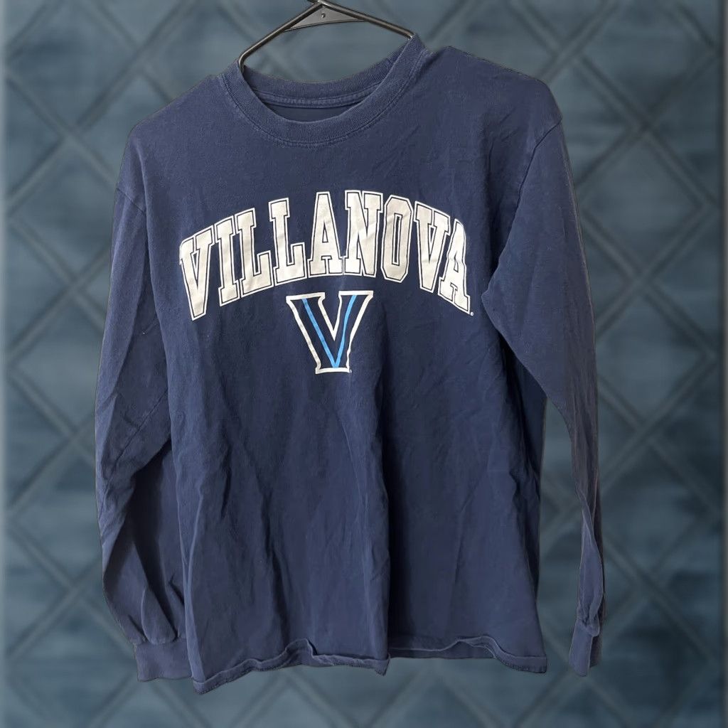 Vintage VINTAGE Villanova Wildcats Fanatics Long Sleeve T-Shirt Adult Medium Blue Crew Neck Unisex M Shirts Mens Womens Size US M / EU 48-50 / 2 - 1 Thumbnail